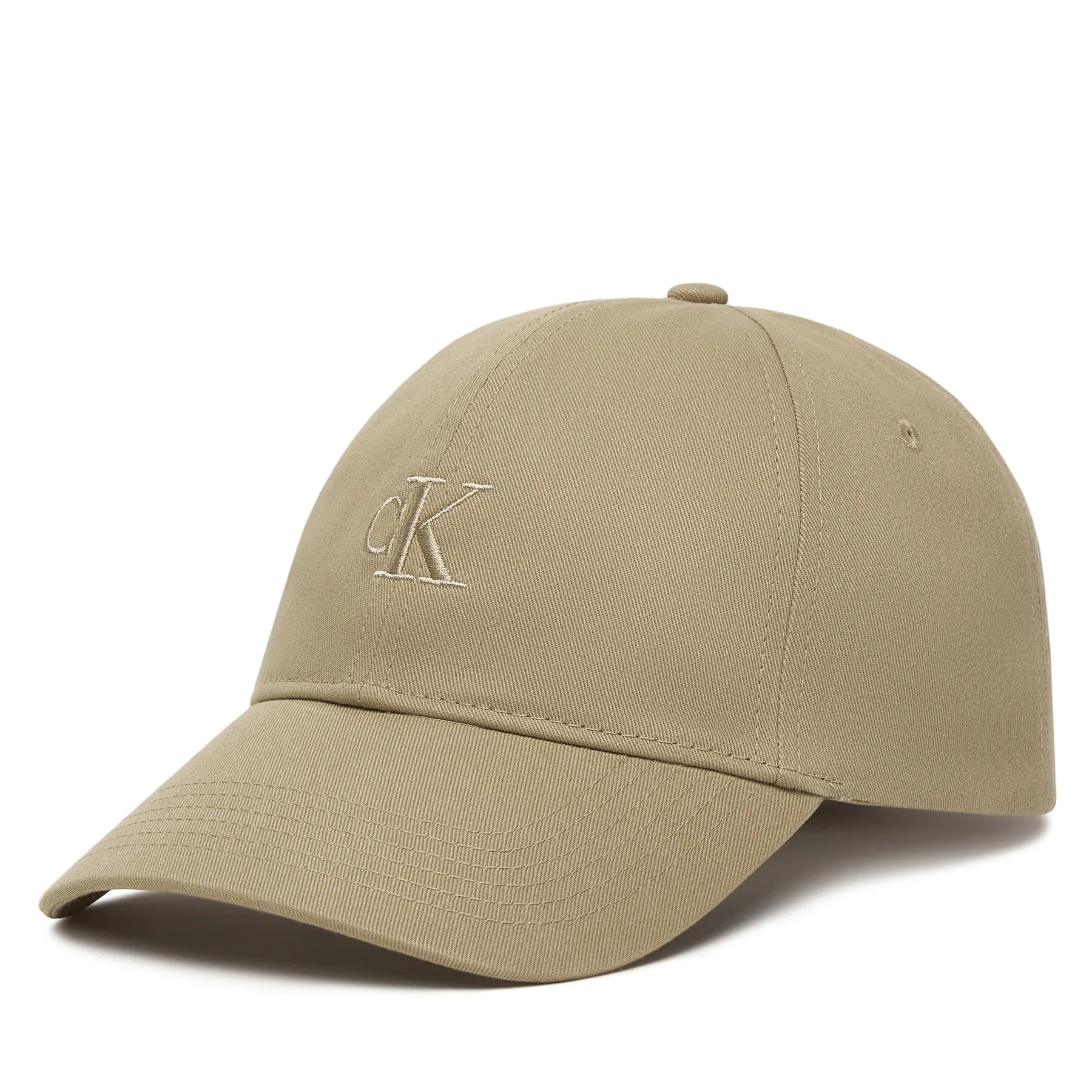 Шапка с козирка Calvin Klein Monogram Embroidery Baseball Cap LV04G5002G Бежов – Шапки с козирка