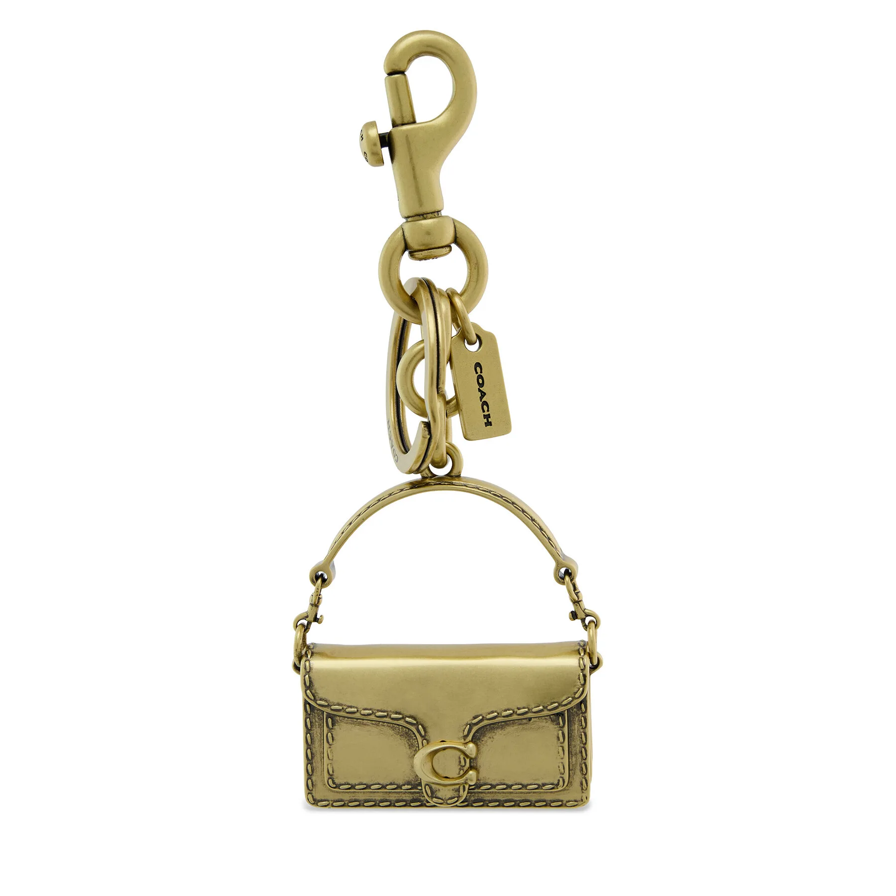 Ключодържател Coach Bag Charm CS246 златист – Ключодържатели