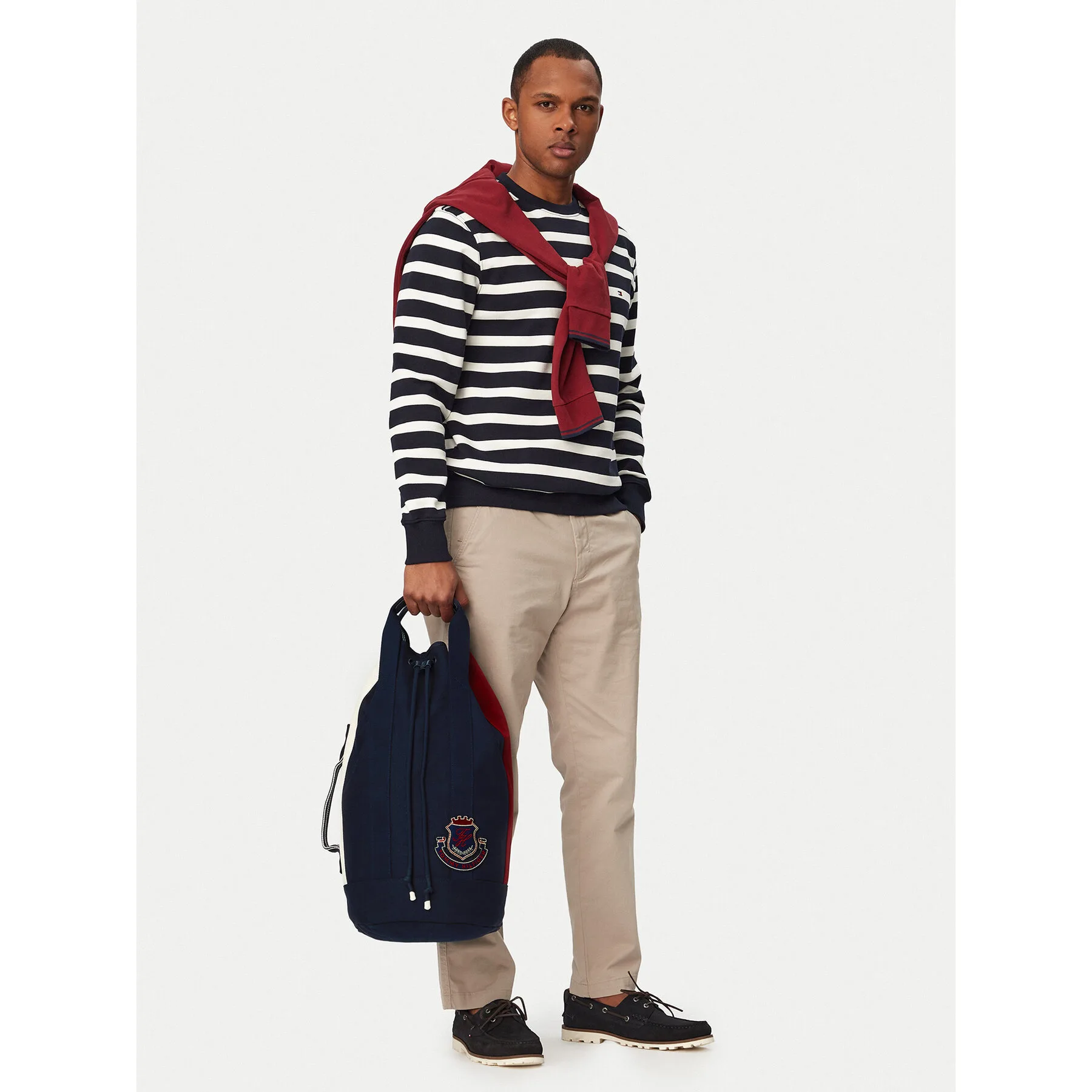 Спортна раница Tommy Hilfiger Hertiage Logo Patch Crossbody Sling тъмносиня – Спортни раници