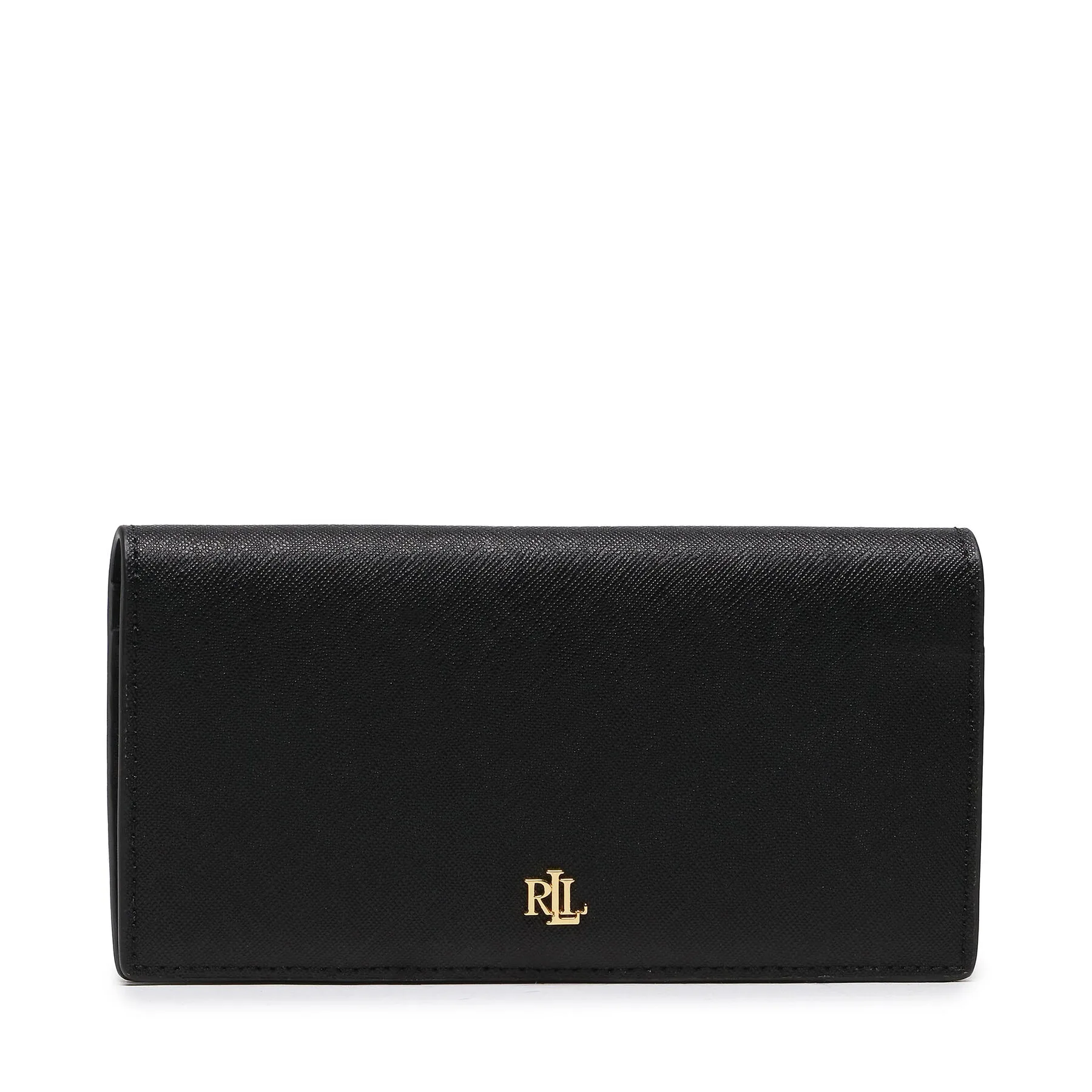 Портфейл LAUREN RALPH LAUREN Slim Wallet Wlt Med 432802917009 Черен – Дамски портмонета