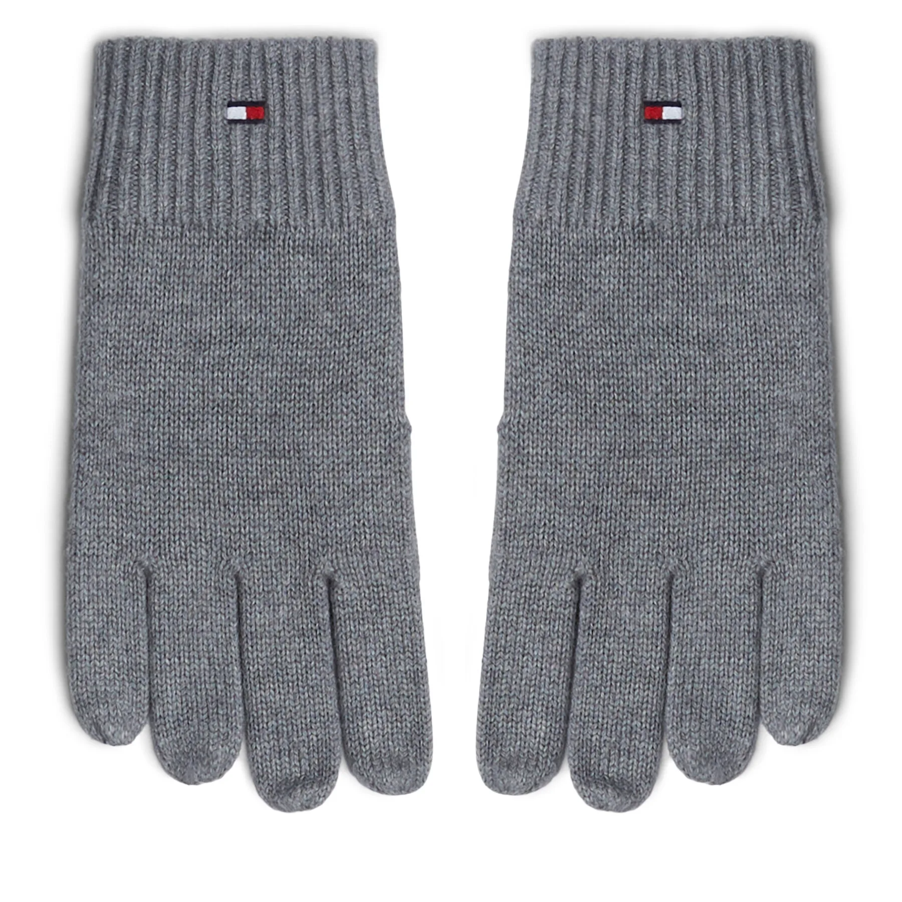Мъжки плетени ръкавици Tommy Hilfiger Essentials сиви