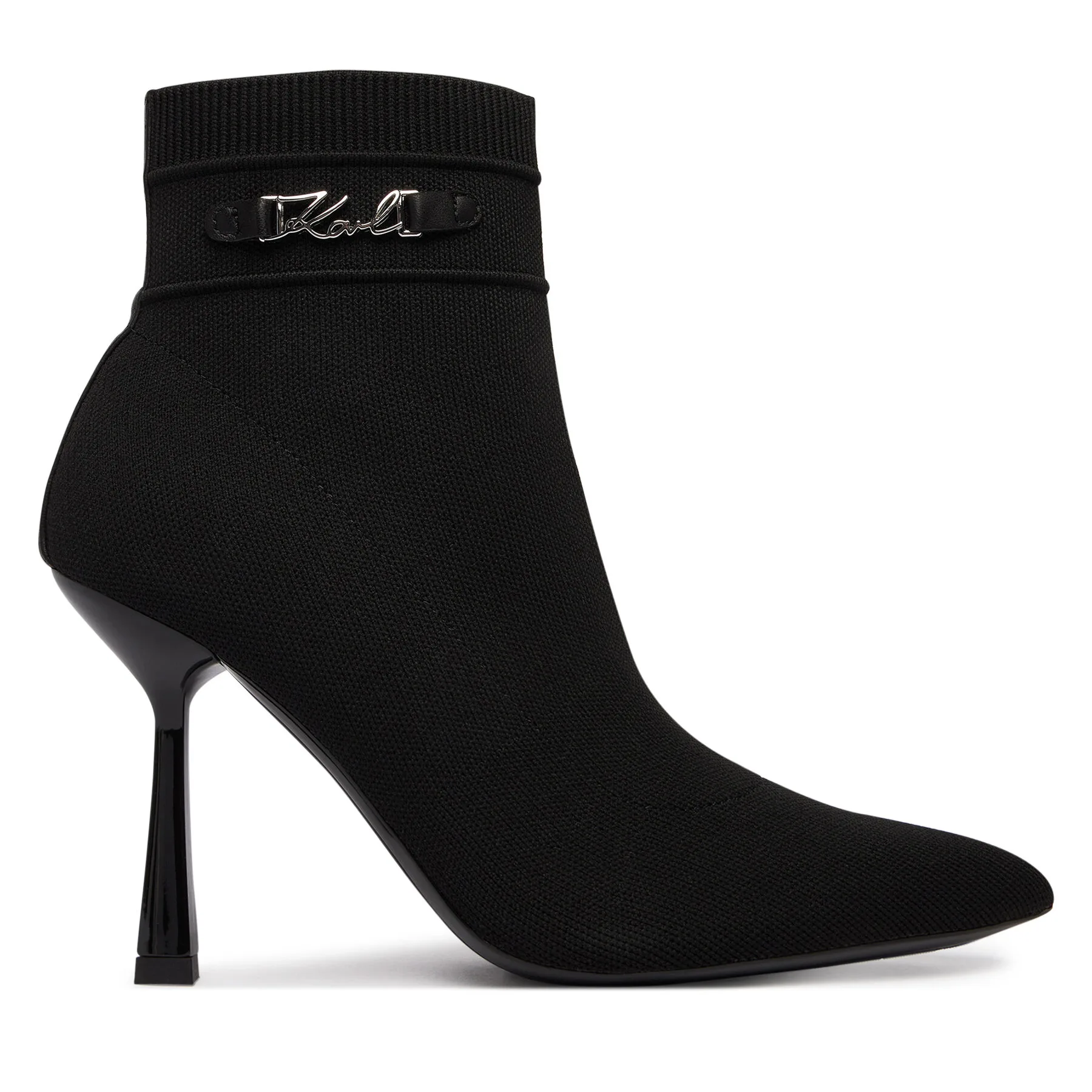 Боти KARL LAGERFELD Pandara KL31346A Черен – Дамски боти на ток