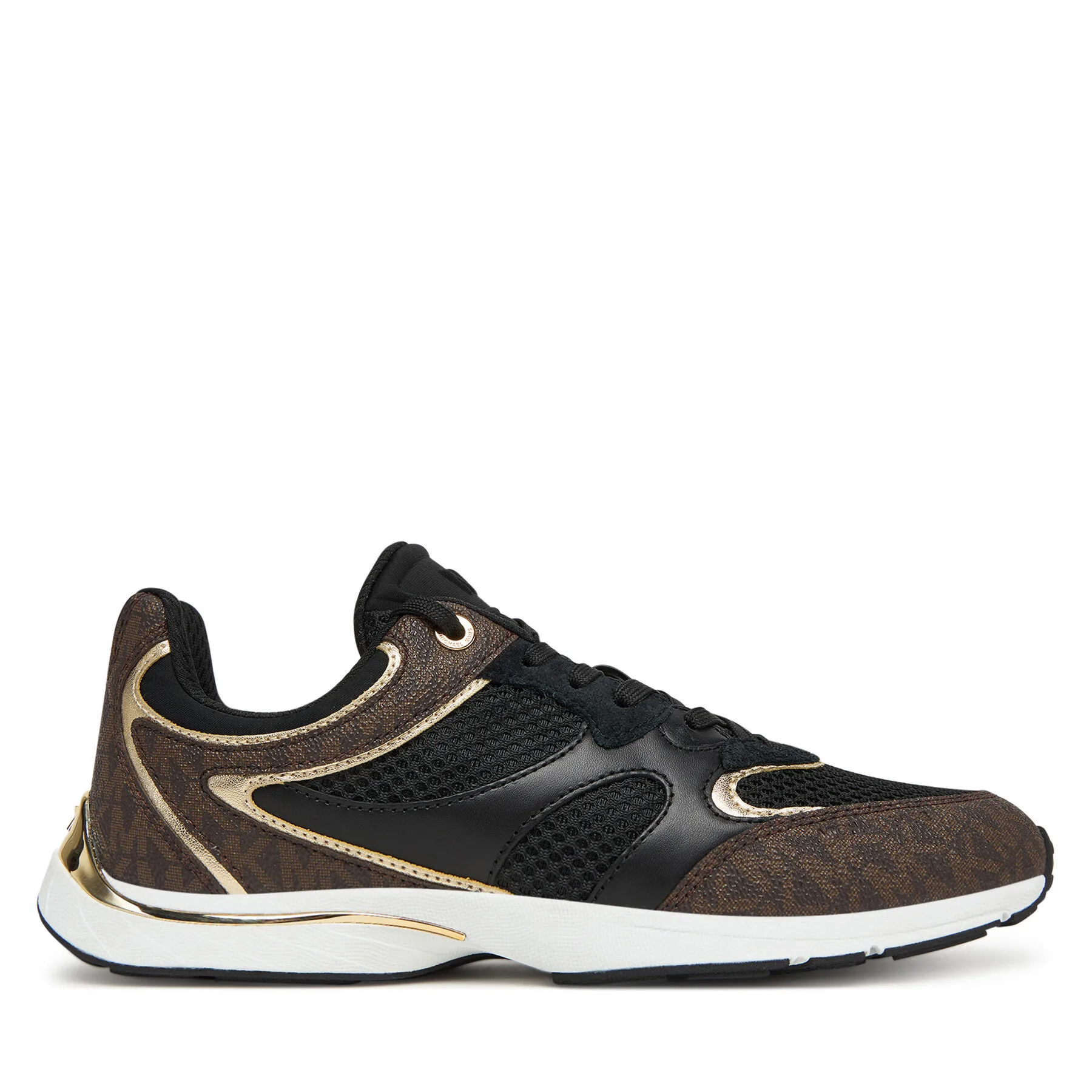 Дамски маратонки MICHAEL Michael Kors Riley 43S5RLFS2B кафяви – Дамски ниски маратонки