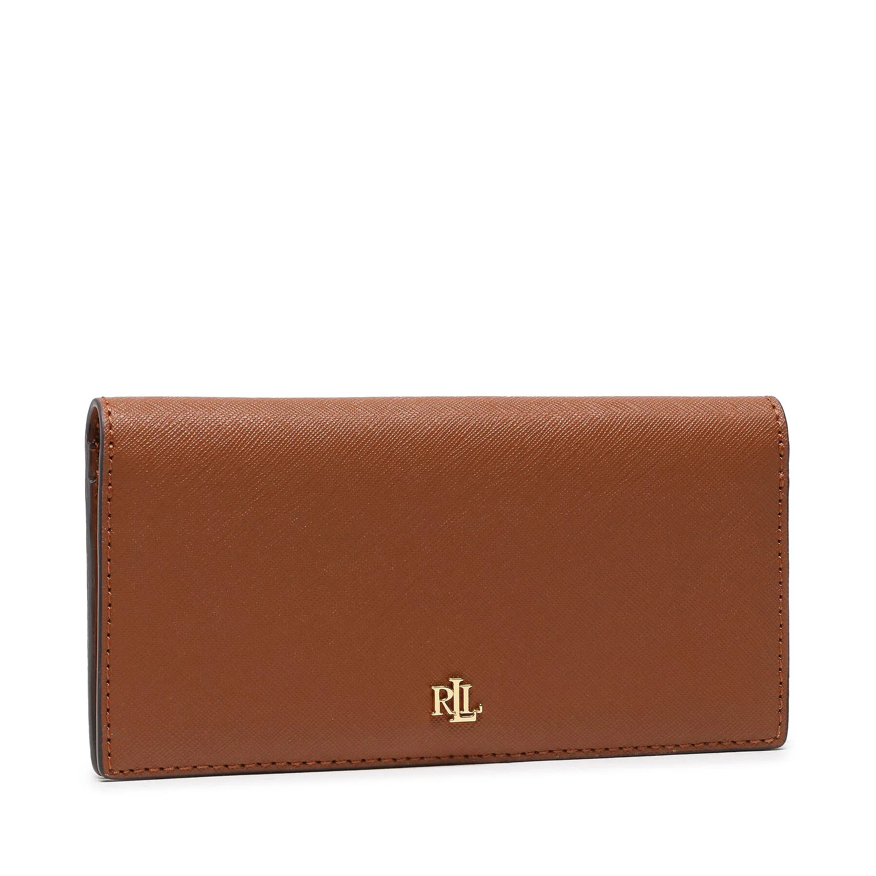 Портфейл LAUREN RALPH LAUREN Slim Wallet 432802917010 Кафяв – Дамски портмонета
