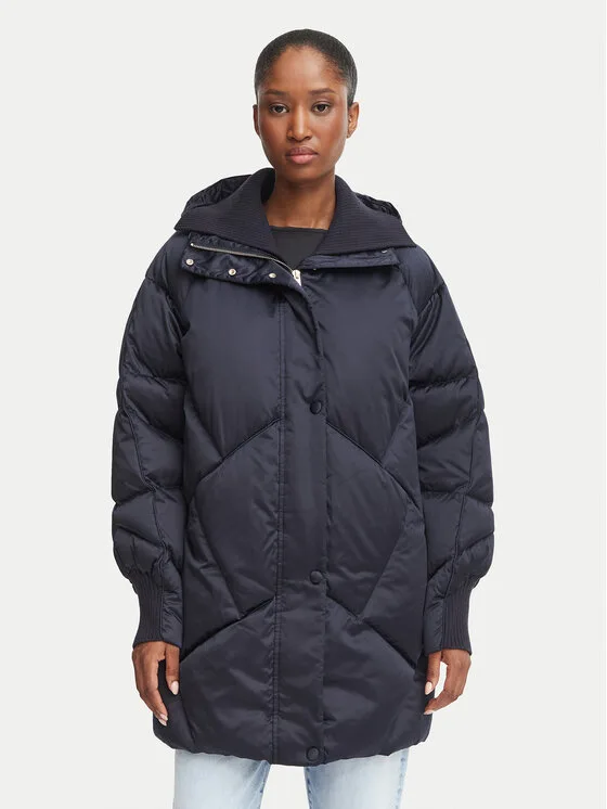 Marella Пухено яке Angus 2623486094 Тъмносин Regular Fit – Дамски пухени якета