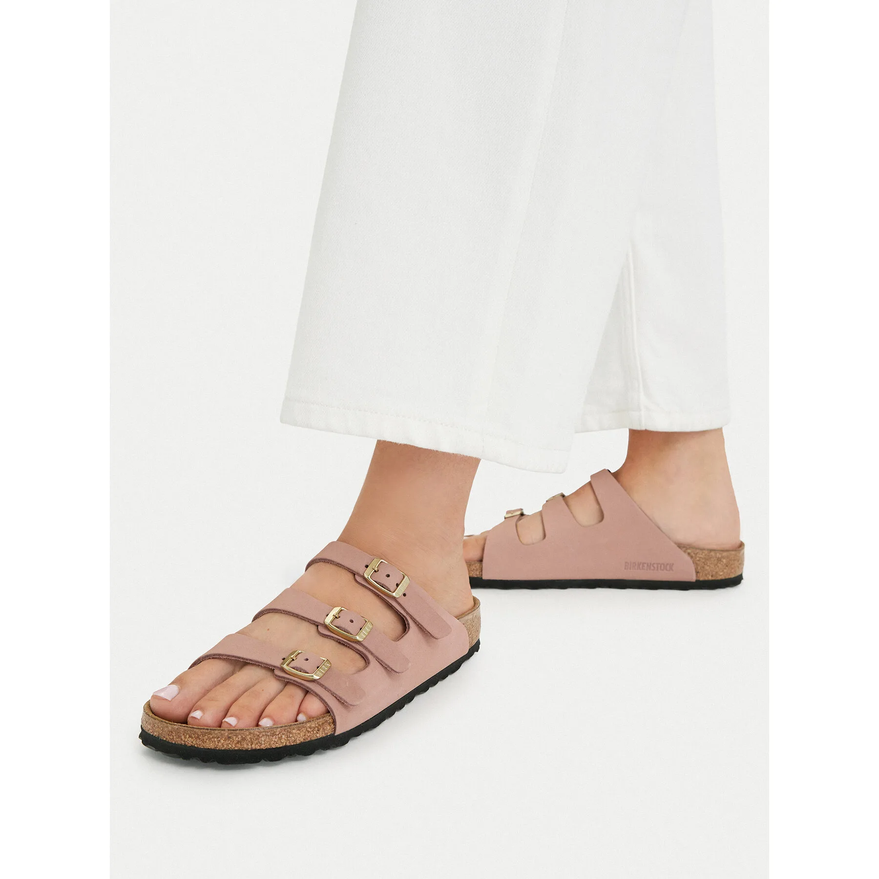 Дамски чехли Birkenstock Florida Fresh розови