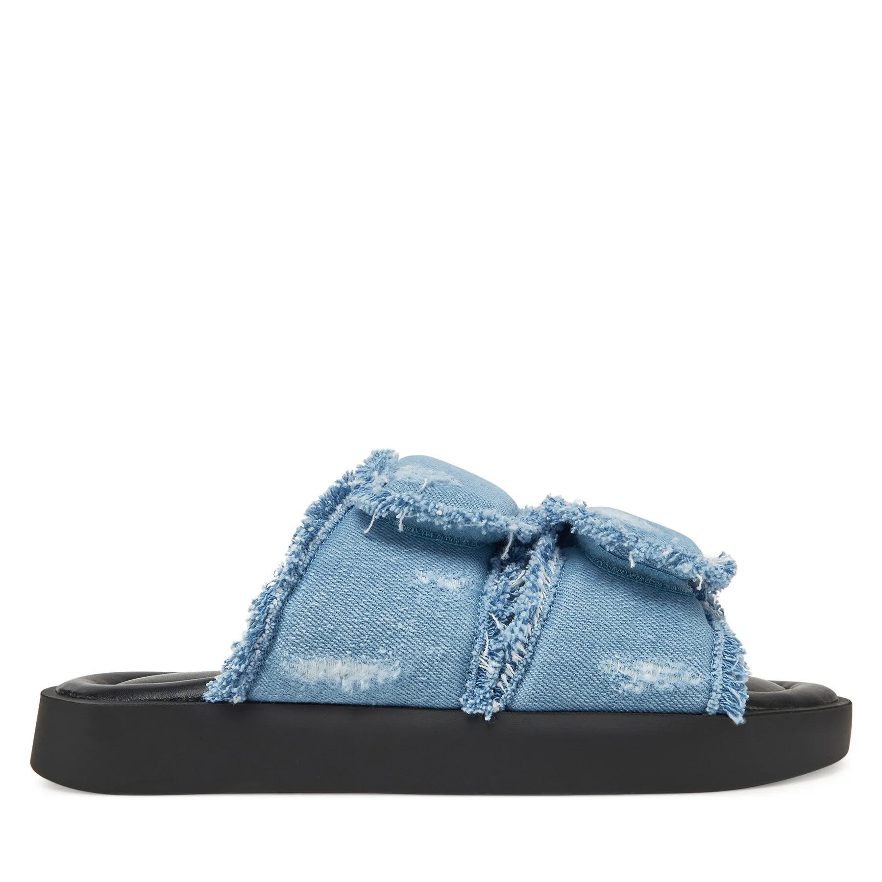 Чехли Inuikii Classic Jeans Velcro 70104-143 506 Син – Дамски чехли