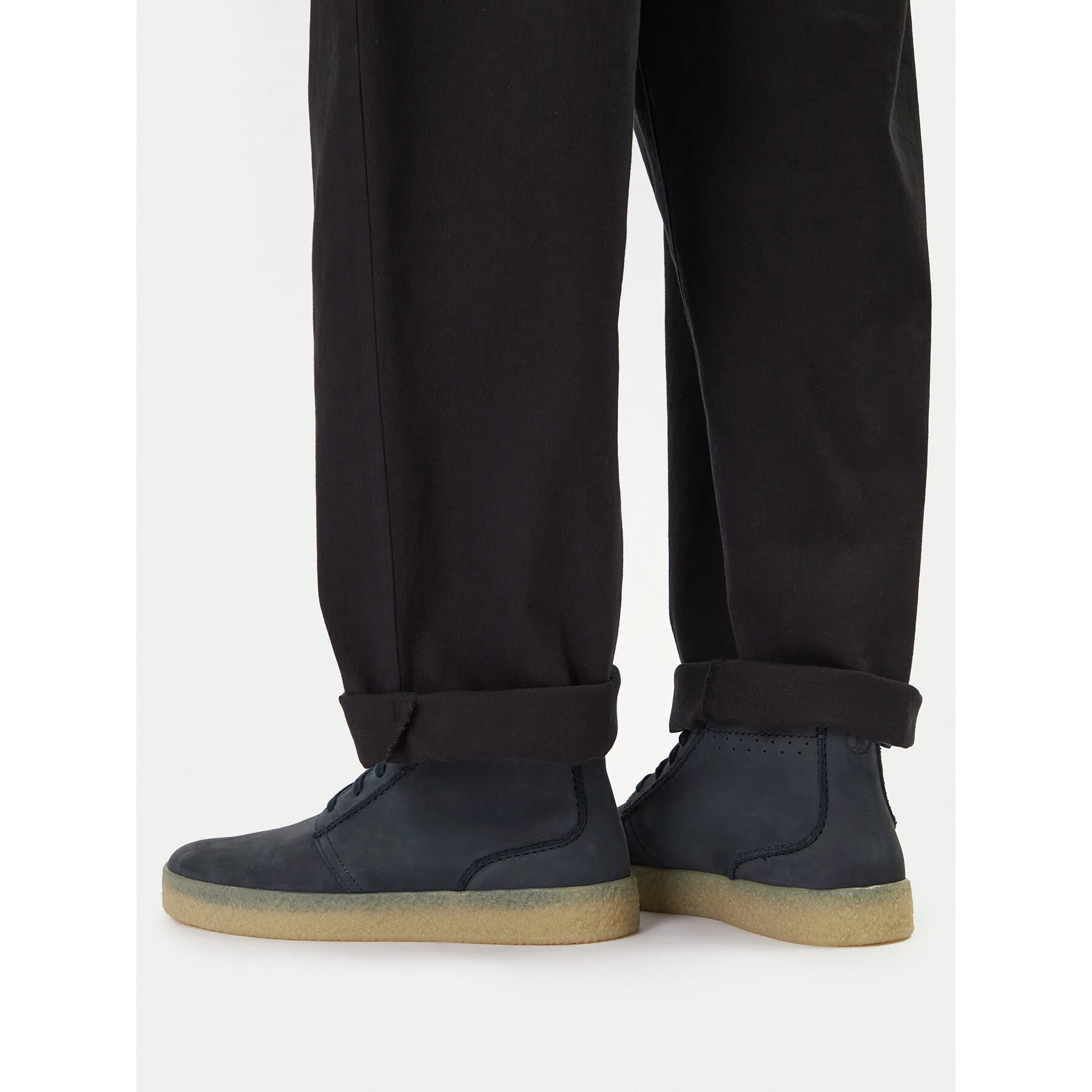 Зимни обувки Clarks Streethill Mid 26183415 Тъмносин – Мъжки боти и ботуши