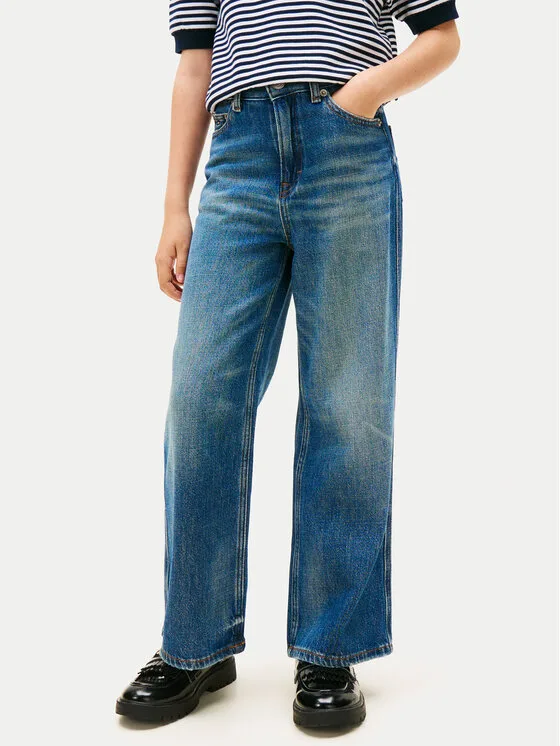 Детски дънки Tommy Hilfiger KG0KG08745 сини