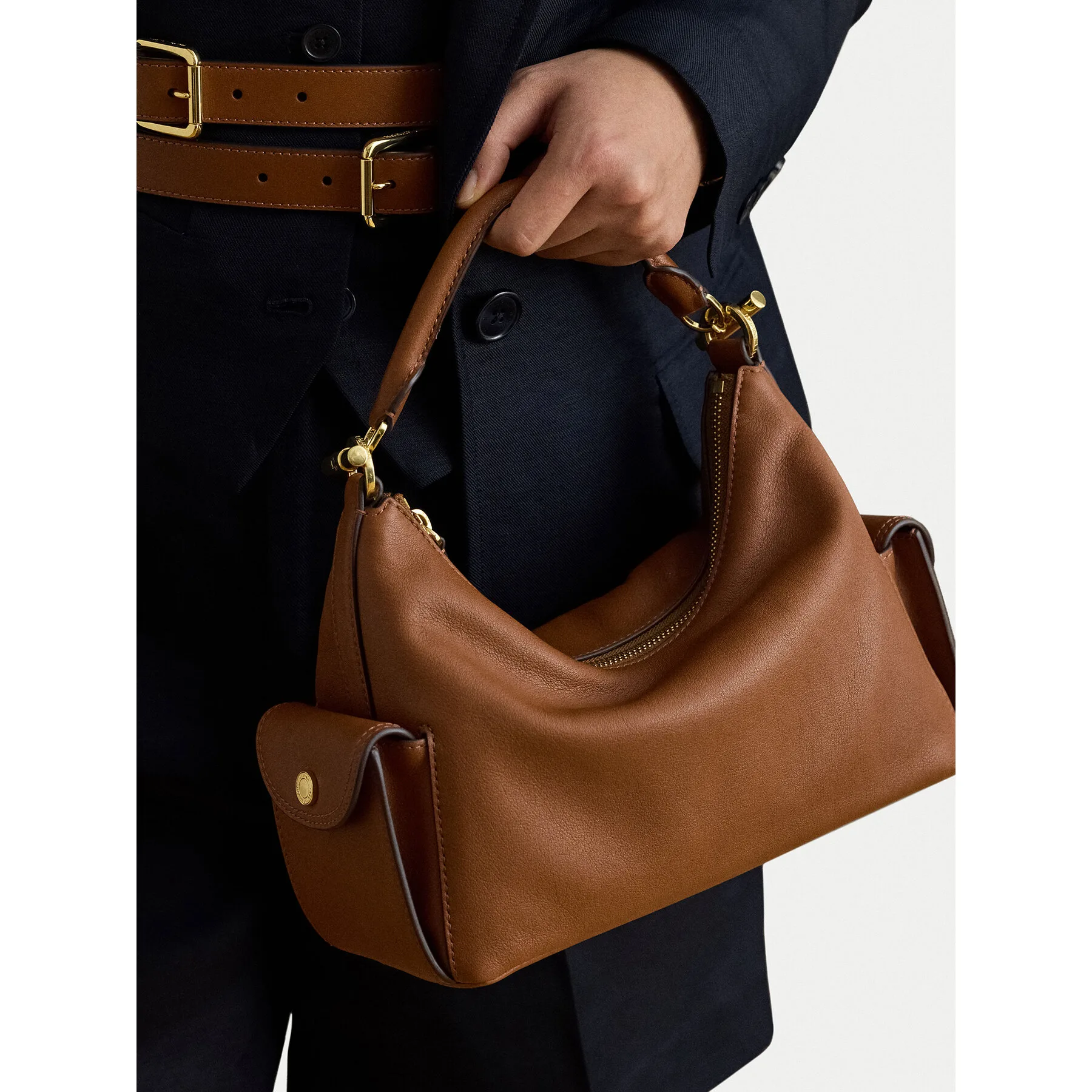 Дамска чанта LAUREN RALPH LAUREN 431P06064001 Кафяв – Чанти