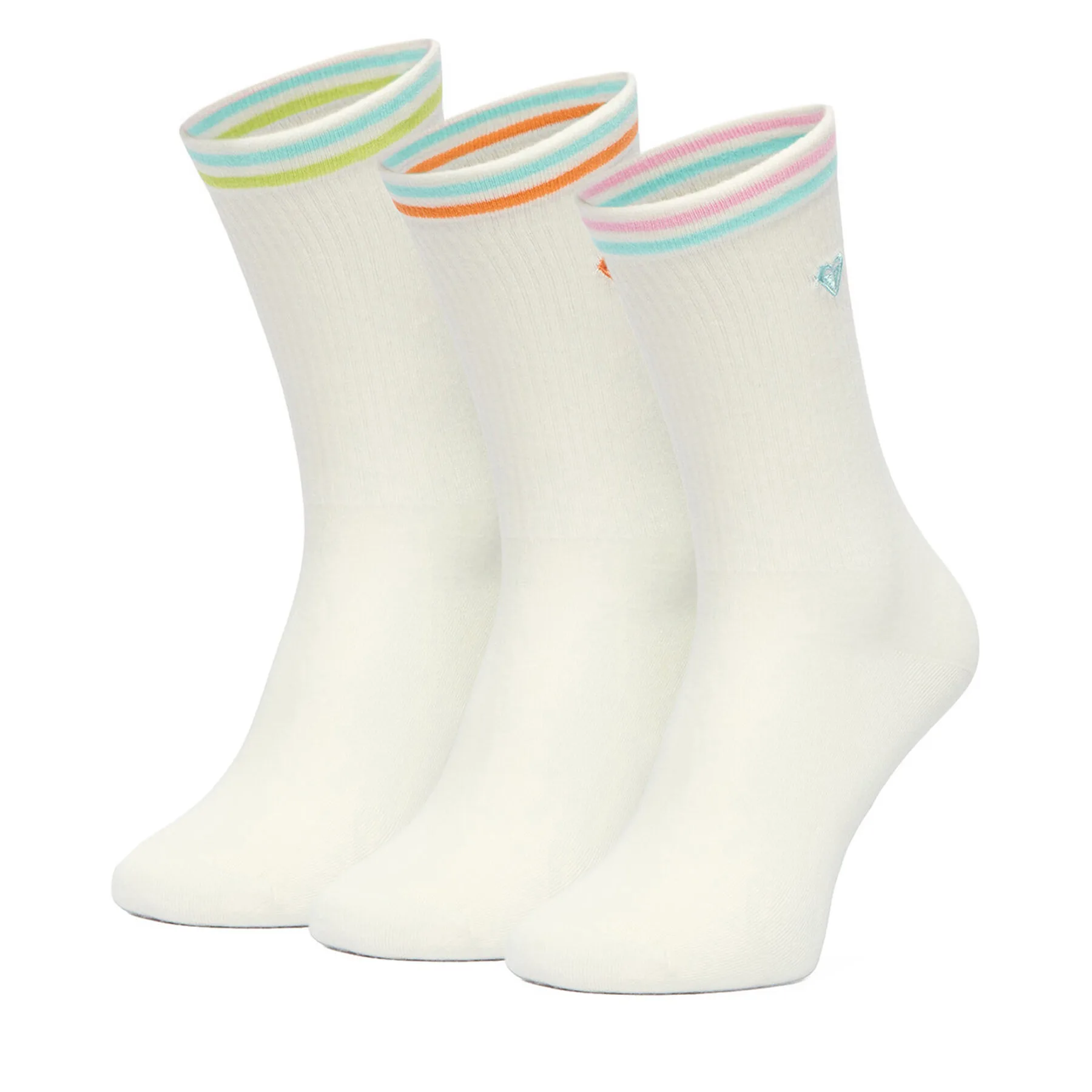 Дълги чорапи Roxy CEO_BR_ROXY_2032_W_AW26 (3 PACK) Бял