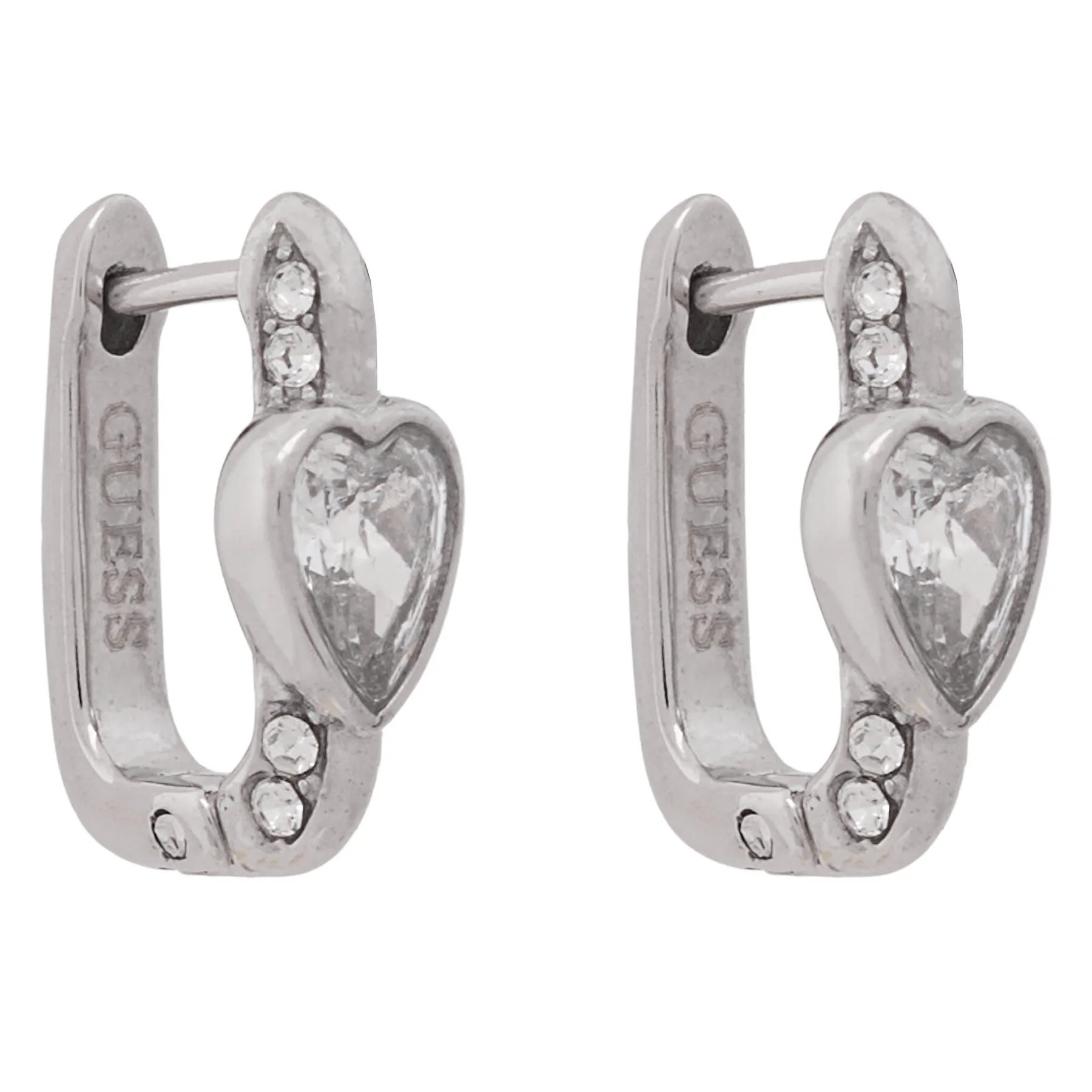Обеци Guess JUBE06 365JW сребристи