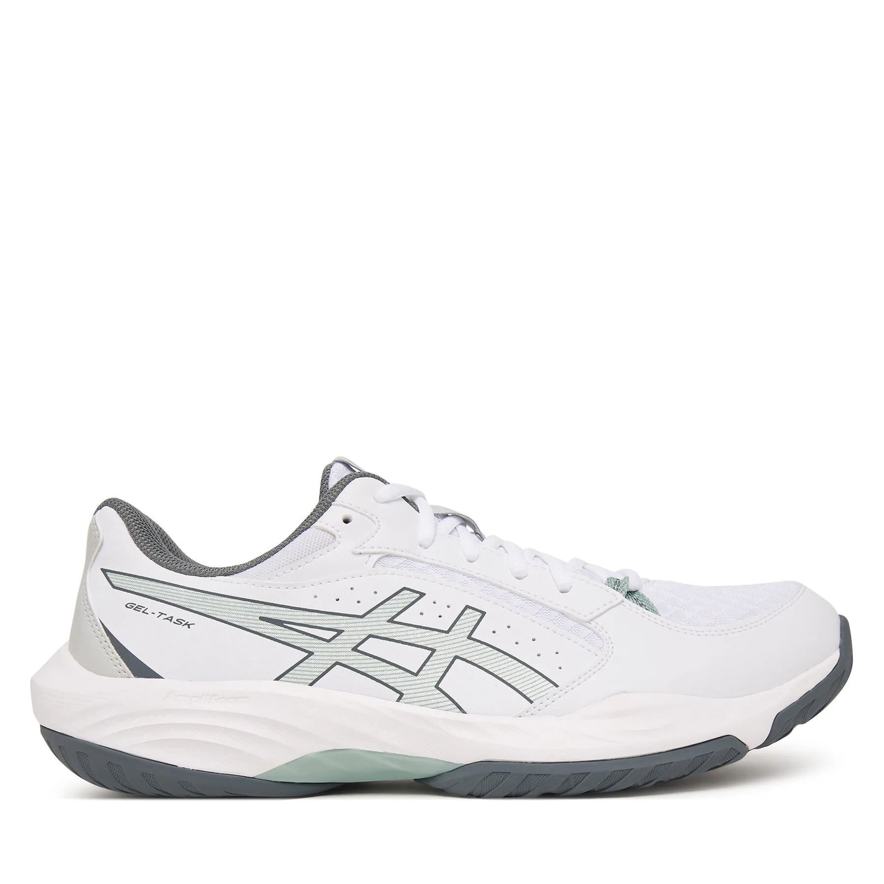 Мъжки обувки за зала Asics Gel-Task 5 бели – Бял – Обувки за спортове на закрито