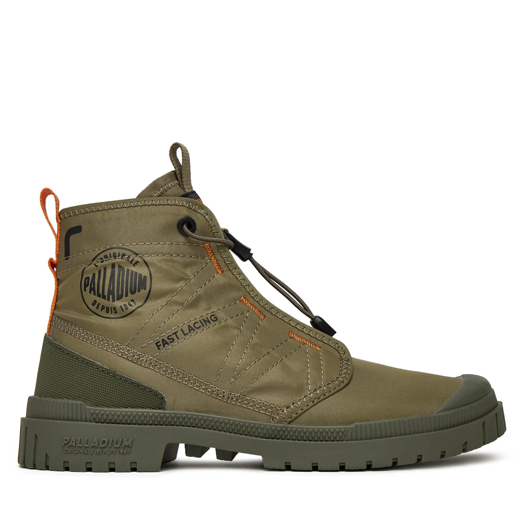 Туристически oбувки Palladium Sp20 Travel Hi 74476-377-M Зелен – Дамски боти и ботуши