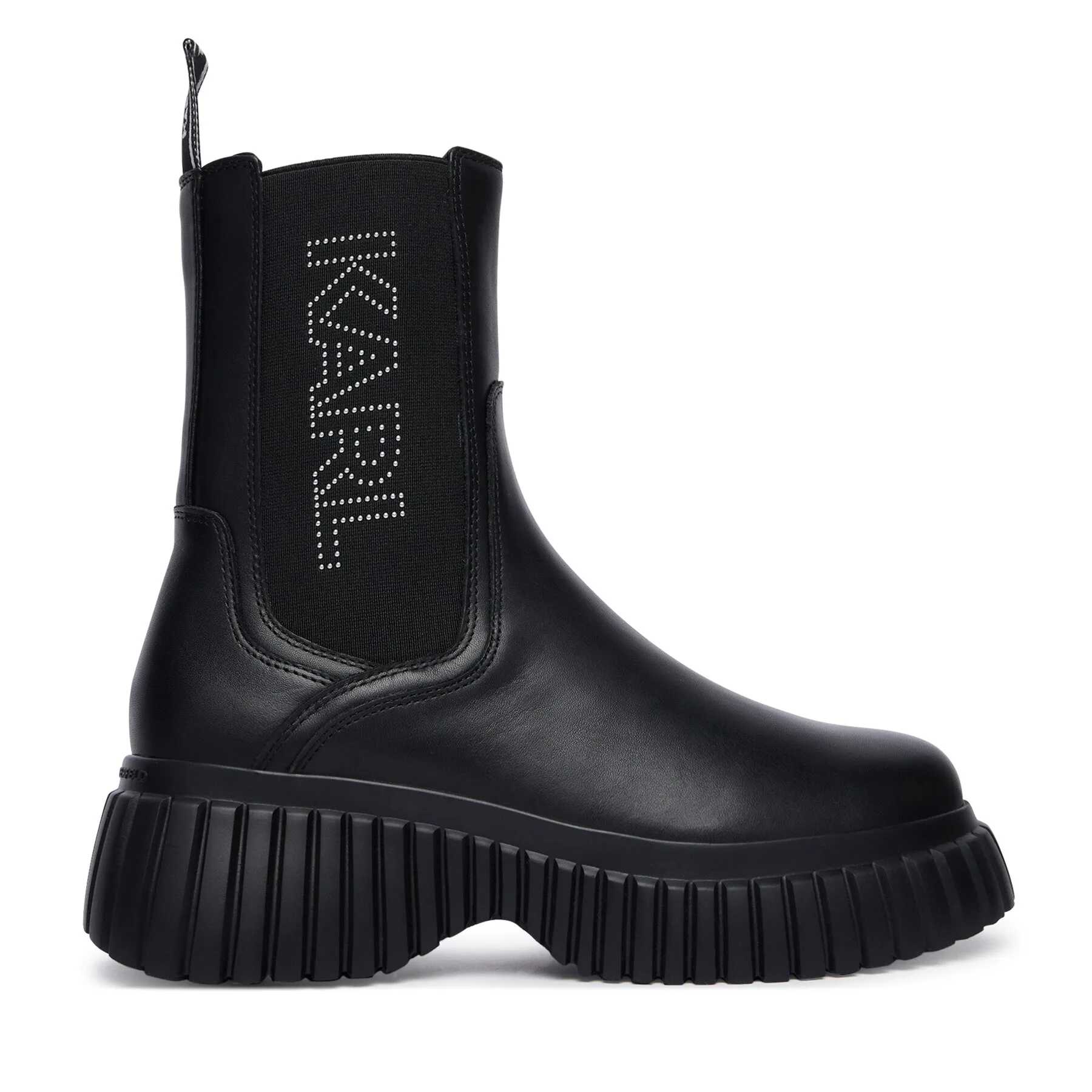 Боти KARL LAGERFELD Kreeper Wedge KL44460 Черен – Дамски боти и ботуши