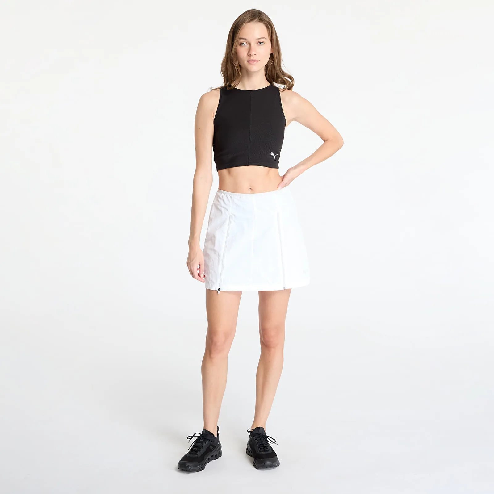 Пола Puma Dare to Zip-Off Woven Skirt PUMA White XS – Дамски поли