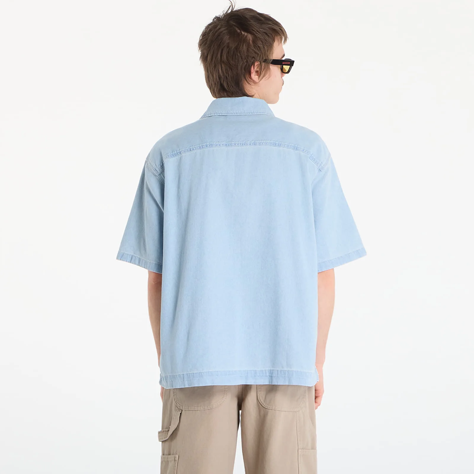 Риза Dickies Denim Shirt Ss Fog Blue S – Мъжки ризи