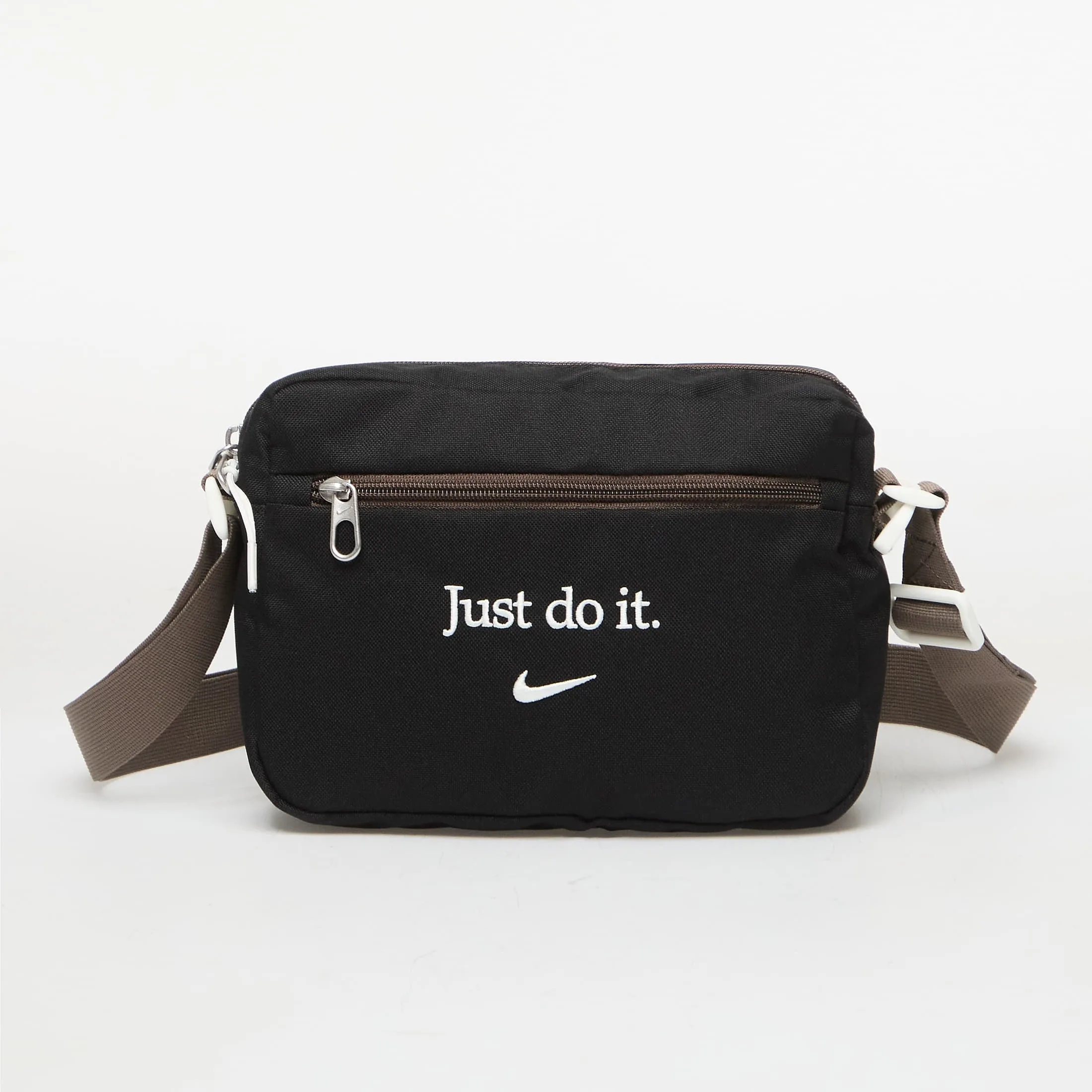 Чанта за през рамо Nike Heritage 2.0 Color-Block 4L черна/кремава – Black|Ironstone|Sail – Crossbody чанти