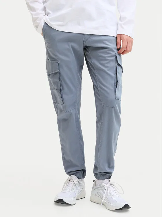 Jack & Jones Текстилни панталони Paul Flake 12139912 Син Regular Fit – Мъжки текстилни панталони