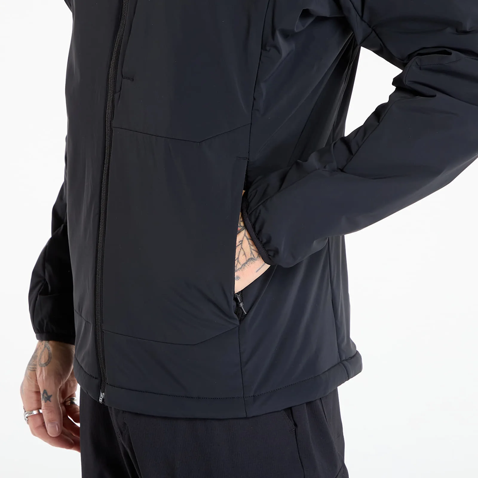 Мъжки суитшърт с качулка Columbia Leaf Lite Hooded Jacket черен – Black – Мъжки худита
