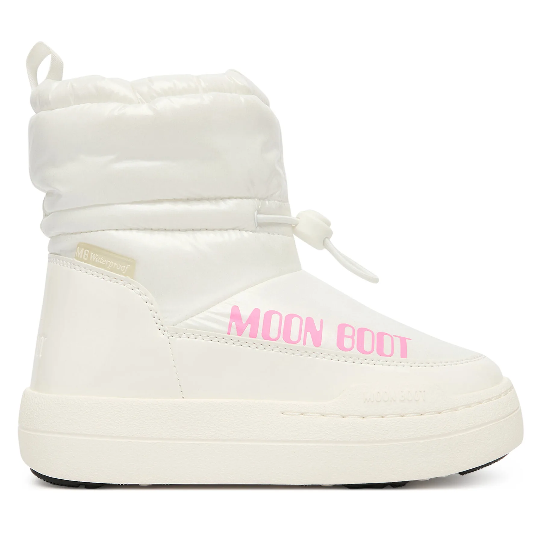 Апрески Moon Boot Mb Jr Park Tube Mid Glitter Wp 80D3440110 Бял – Детски апрески