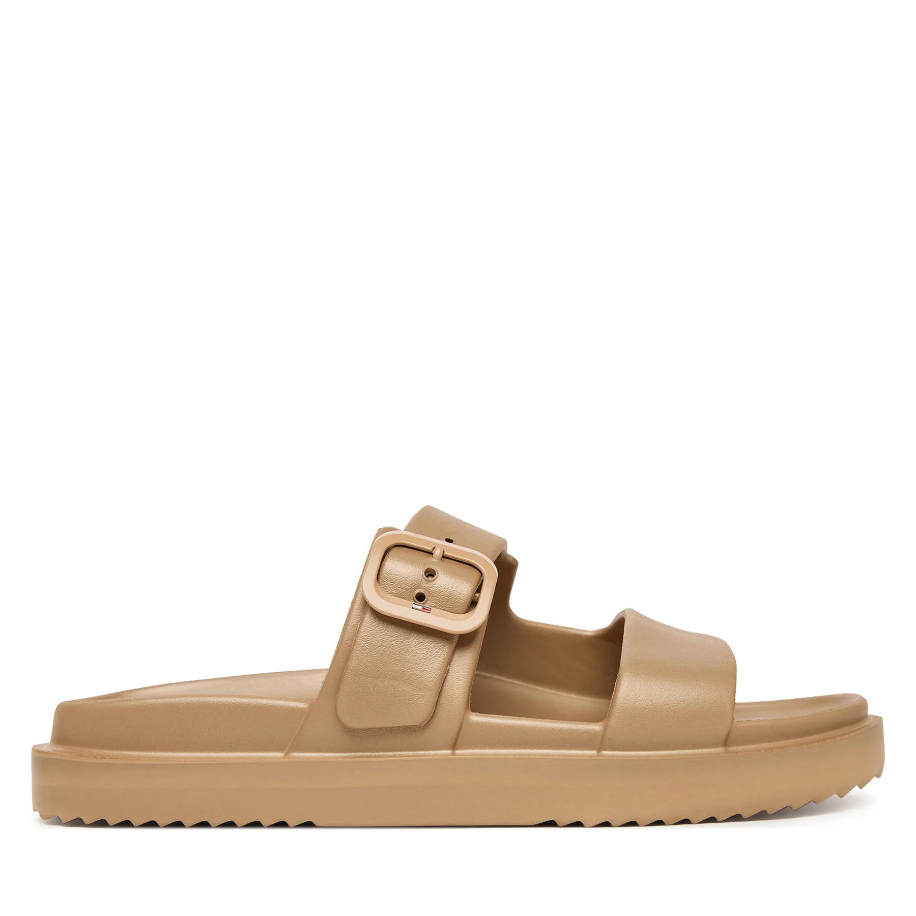 Чехли Tommy Hilfiger Double Strap FW0FW09114 Бежов – Дамски чехли