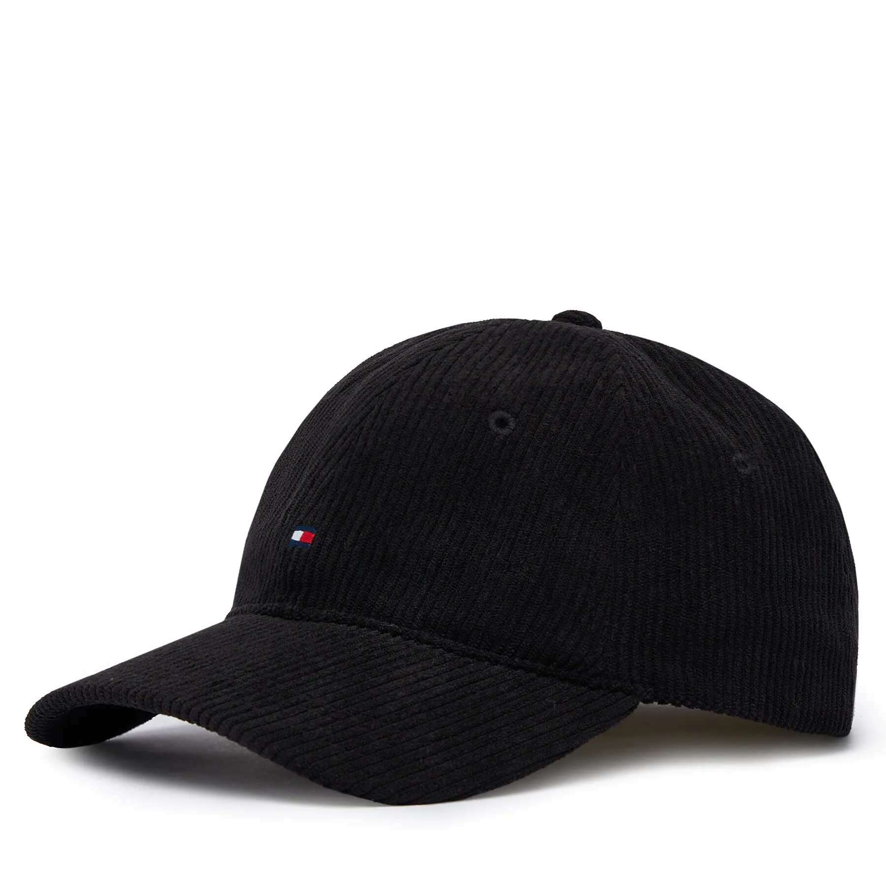 Шапка с козирка Tommy Hilfiger Flag Cord 6 Panel AM0AM14530 Черен – Шапки с козирка