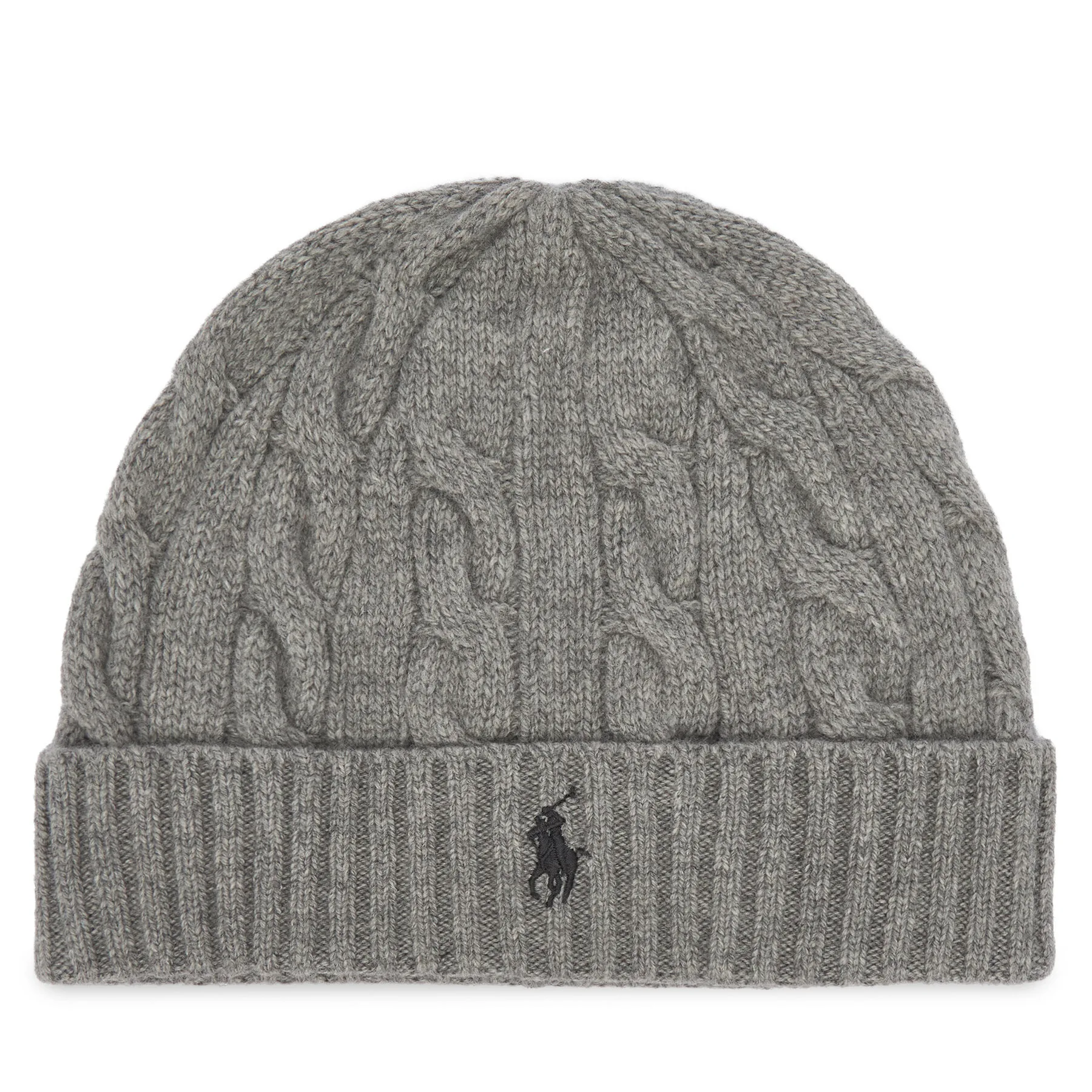 Шапка Polo Ralph Lauren 710B23668003 Сив – Зимни шапки