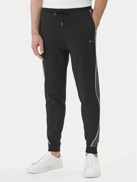 BOSS Долнище анцуг 50554794 Черен Regular Fit – Мъжки спортни панталони