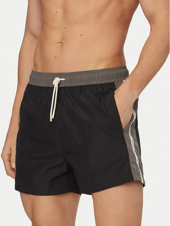 Мъжки плувни шорти EA7 Emporio Armani MC429 7M001679 AF21070 черни – Черен – Мъжки бански