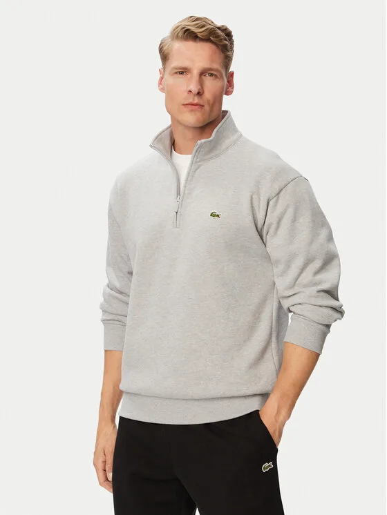 Мъжки суитшърт Lacoste сив – Мъжки суитшърти без цип