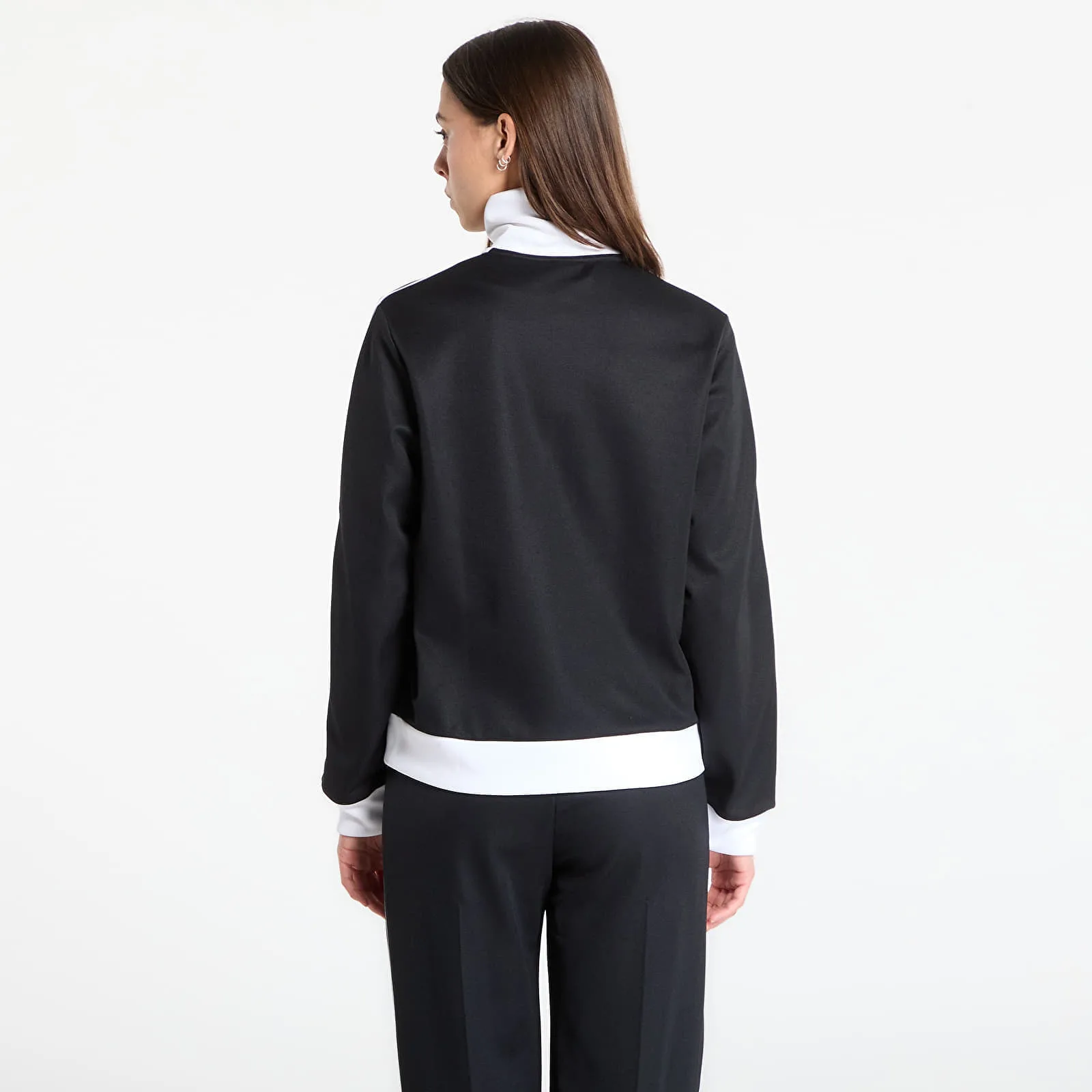 Суитшърт adidas Classic Track Top Black/ White XS – Black|White – Дамски суитшърти и худита