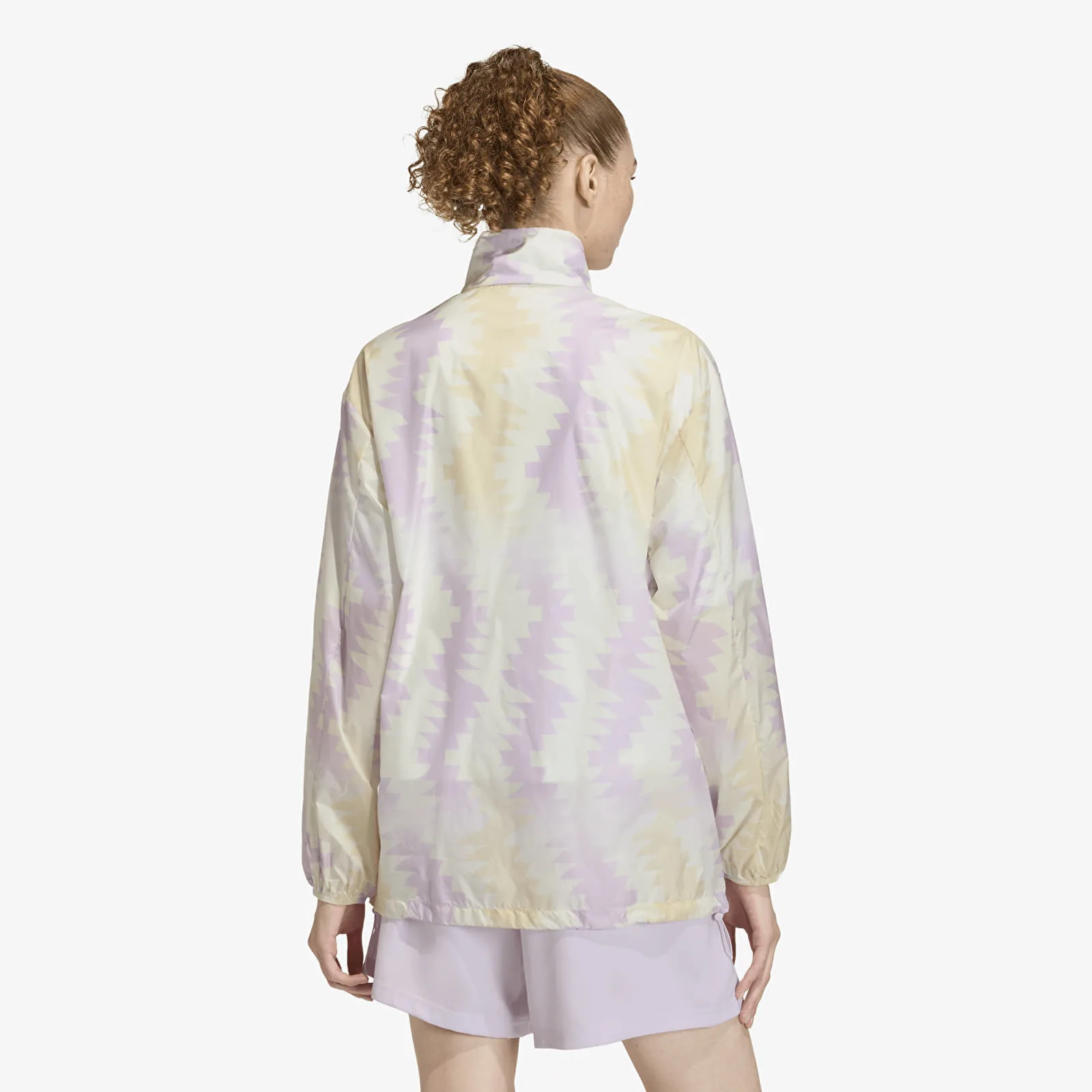 Яке adidas House Of Tiro x Common Goal AOP Windbreaker Wonder White/ Off White/ Ice Lavender M – Wonder White|Off White|Ice Lavender – Дамски як…