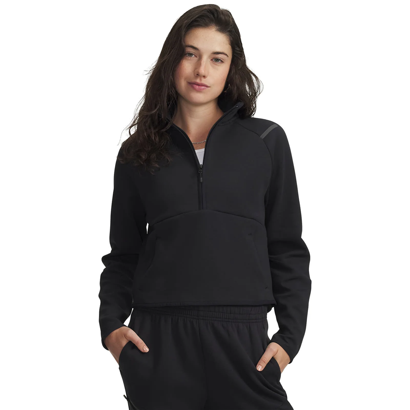 Суитшърт Under Armour Unstoppable Flc Hz Black XS – Дамски суитшърти и худита