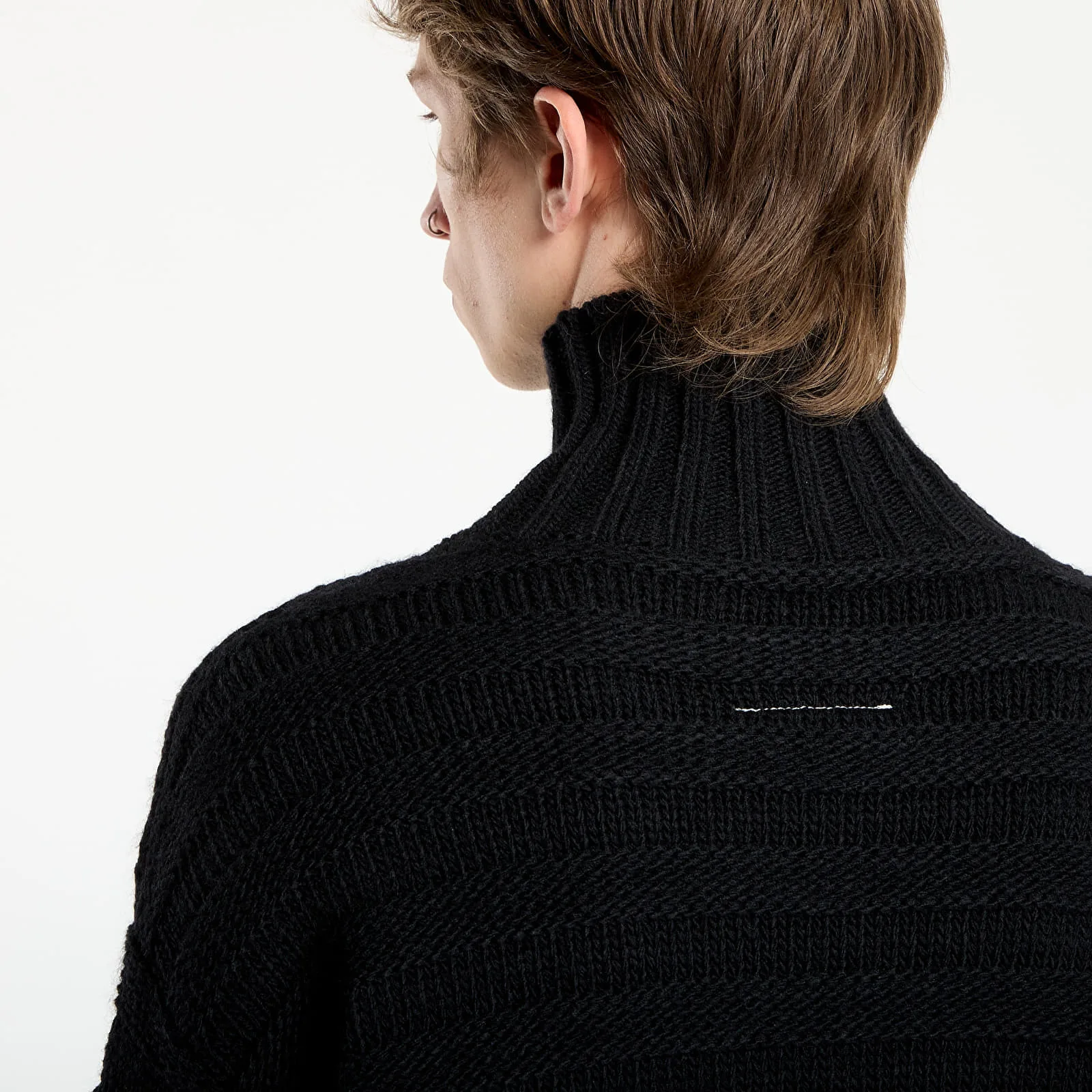 Мъжки суитшърт MM6 Maison Margiela Pullover черен – Black – Мъжки суитшърти без цип