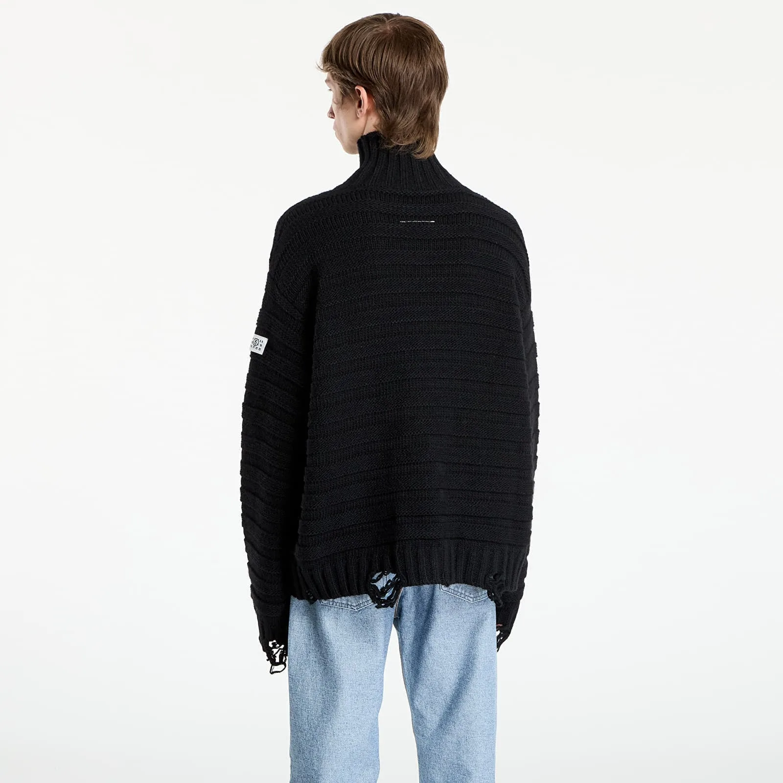 Мъжки суитшърт MM6 Maison Margiela Pullover черен – Black – Мъжки суитшърти без цип