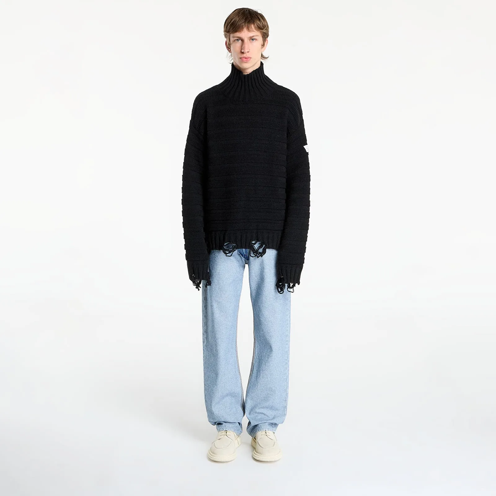 Мъжки суитшърт MM6 Maison Margiela Pullover черен – Black – Мъжки суитшърти без цип