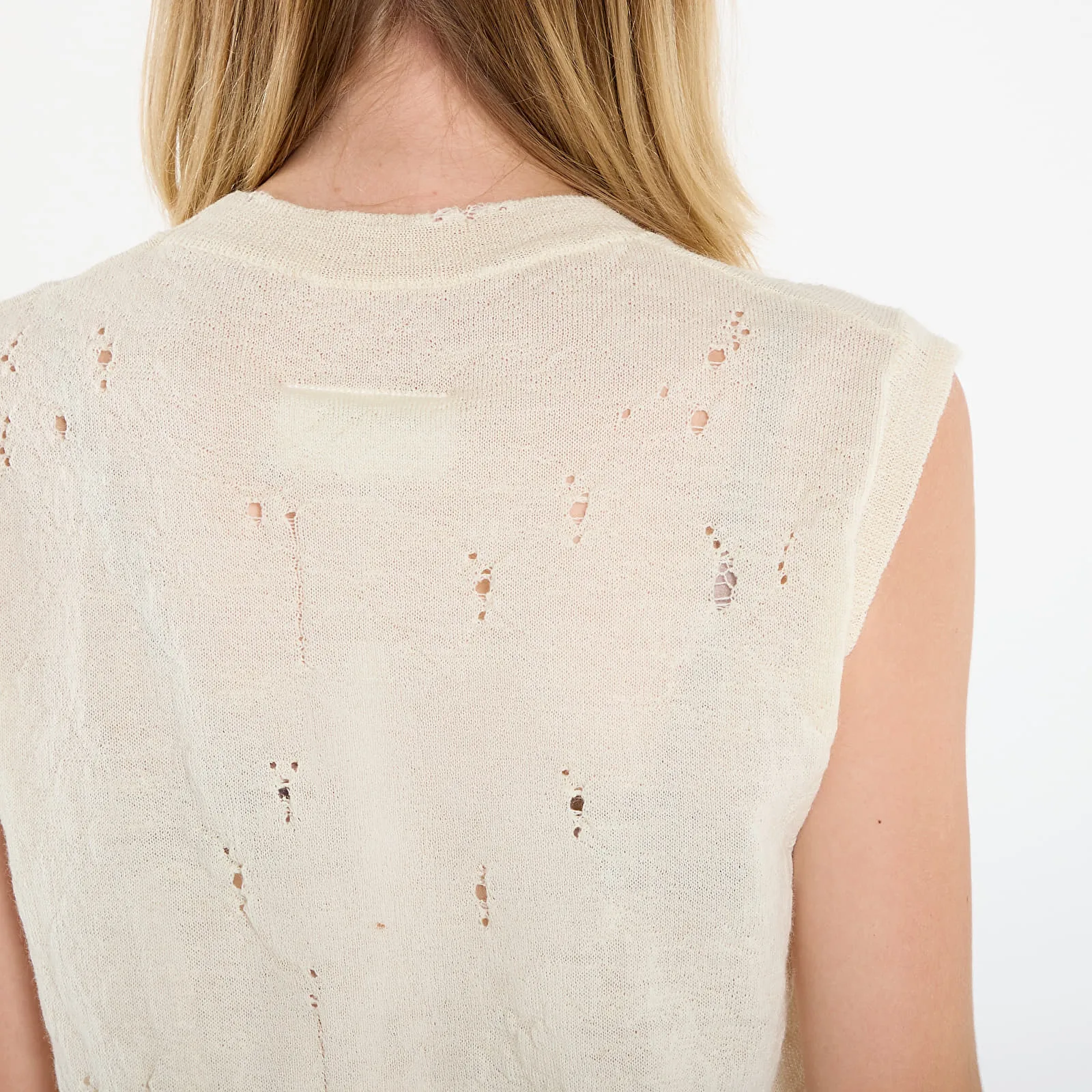 Елек MM6 Gilet Off White L – Дамски елеци