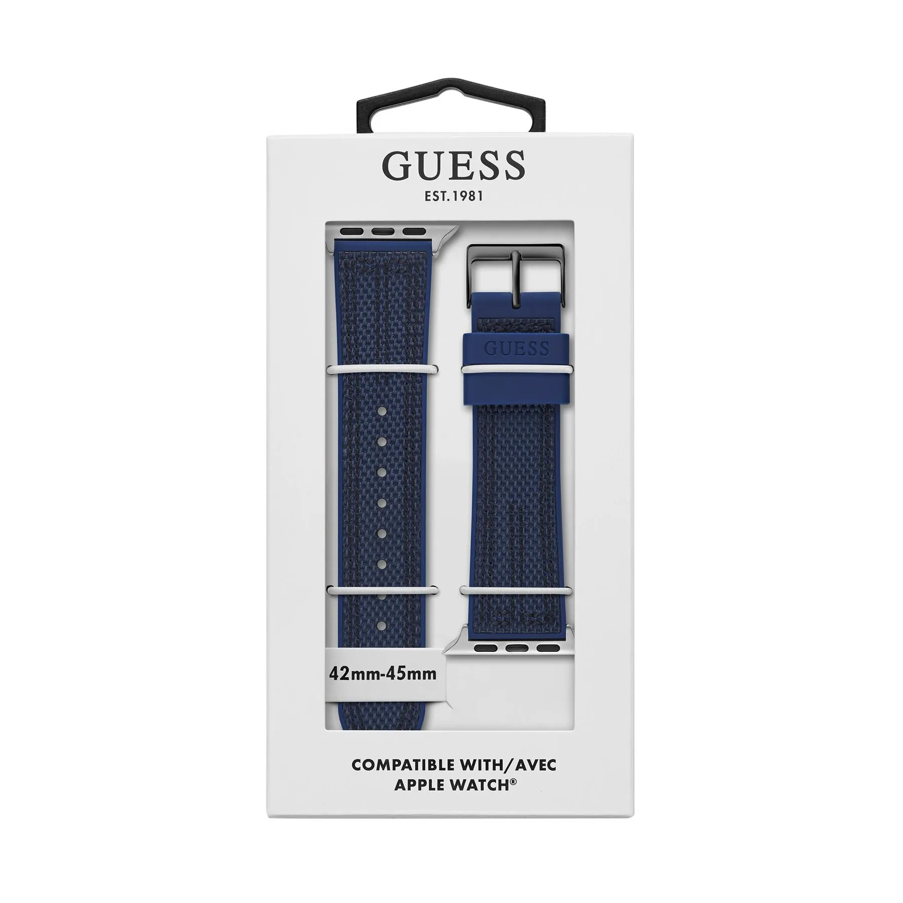 Сменяема каишка за часовник Apple Watch Guess CS3003S3 Тъмносин – Часовници