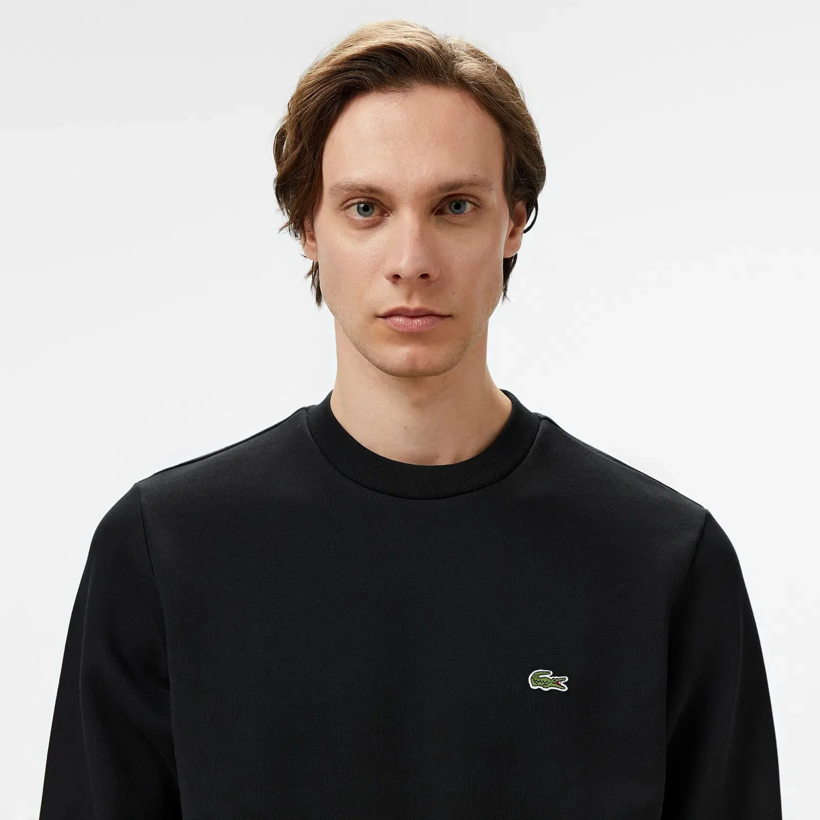 Мъжки суитшърт LACOSTE Sweatshirts черен – Black – Мъжки суитшърти без цип
