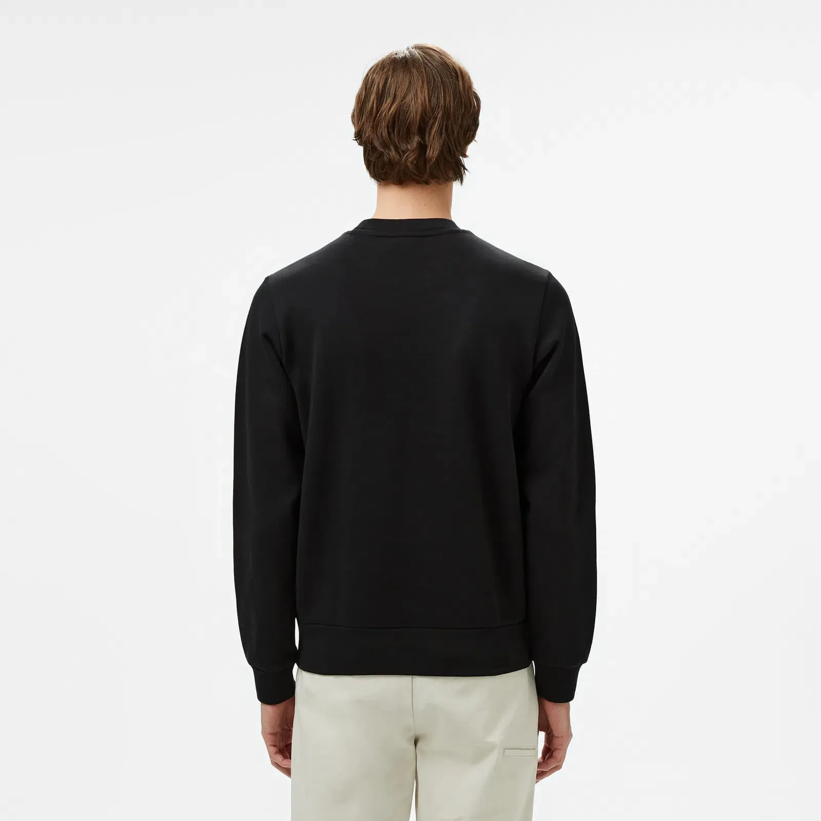 Мъжки суитшърт LACOSTE Sweatshirts черен – Black – Мъжки суитшърти без цип