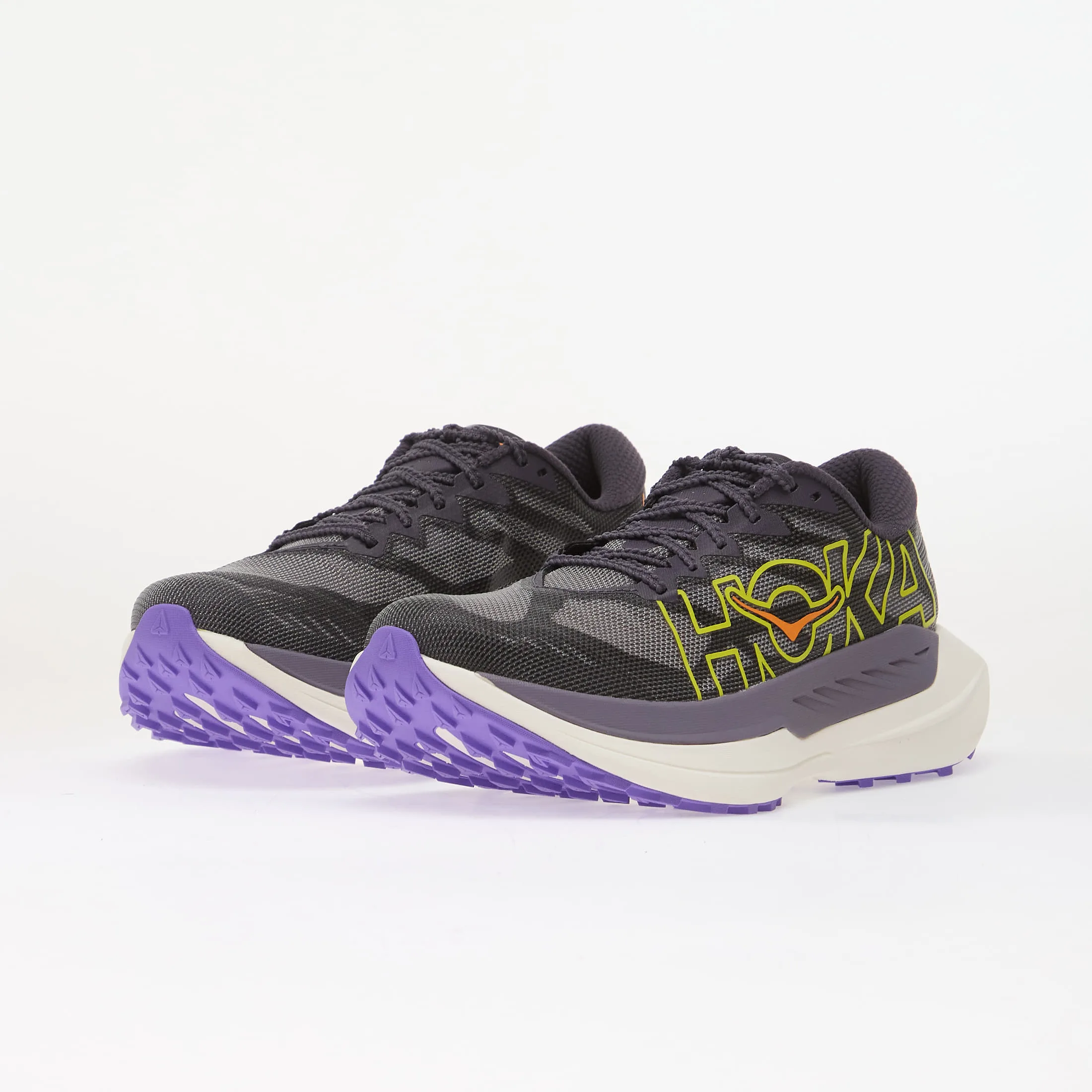 Мъжки маратонки за планинско бягане HOKA® Rocket Trail – Squid Ink|Neon Nebula – Мъжки трейл маратонки
