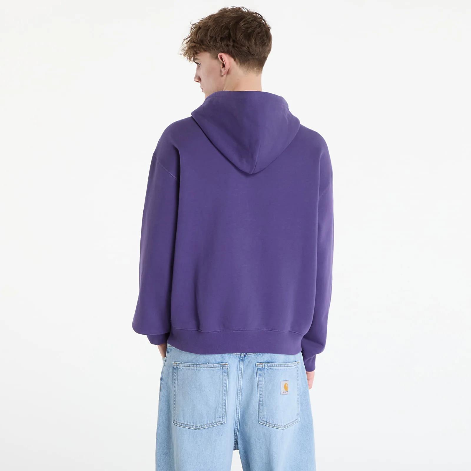 Мъжки суитшърт с качулка Carhartt WIP Hooded Label Jacket – Calla – Мъжки худита