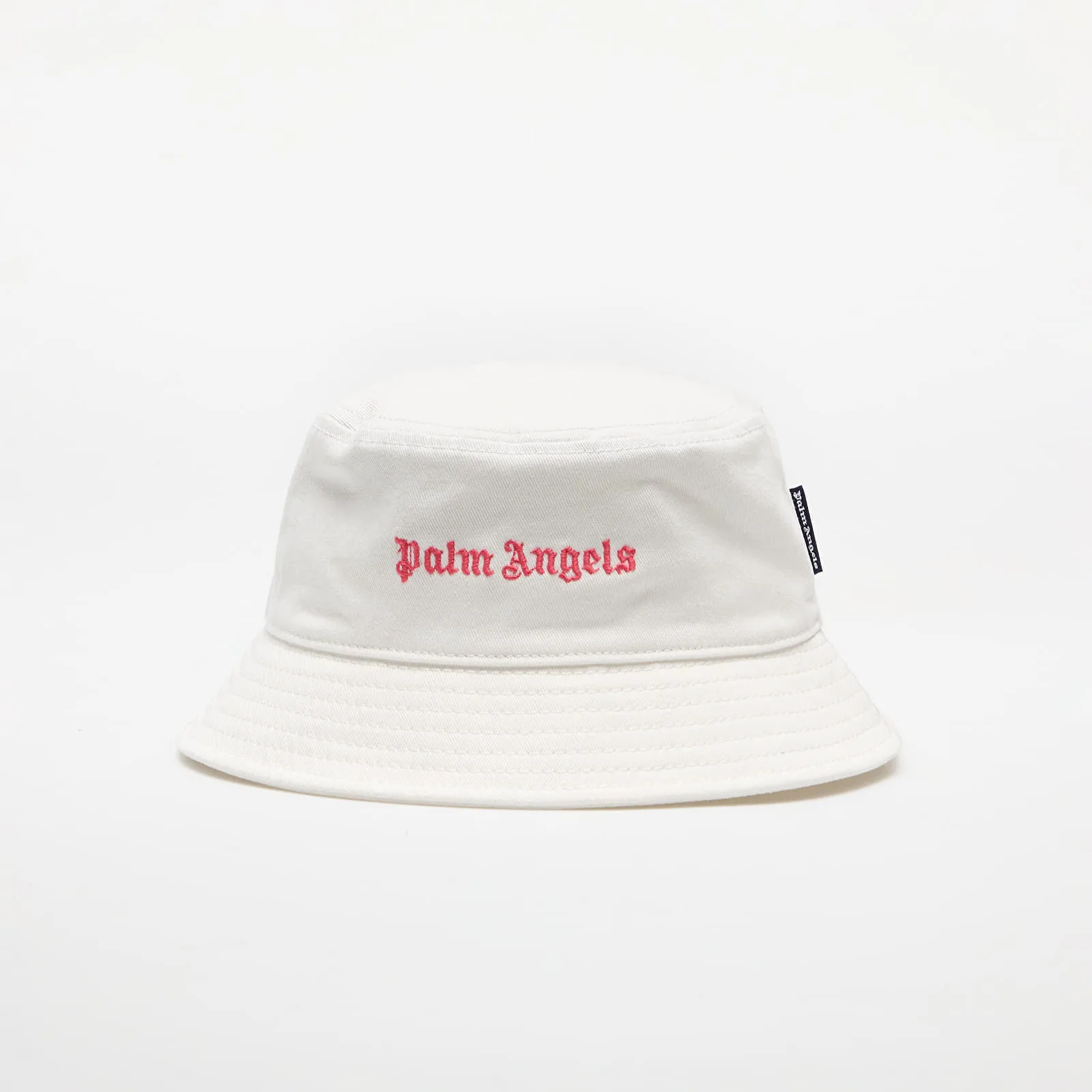 Шапка Palm Angels Kids Logo Bucket Hat Butter Cherry I – Бъкет шапки