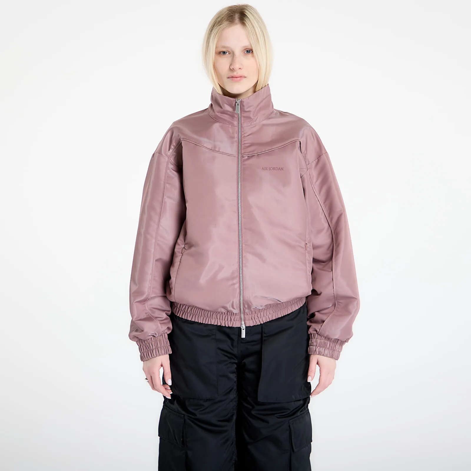 Дамски суитшърт с цип Jordan Air лилав – Smokey Mauve – Дамски суитшърти с цип