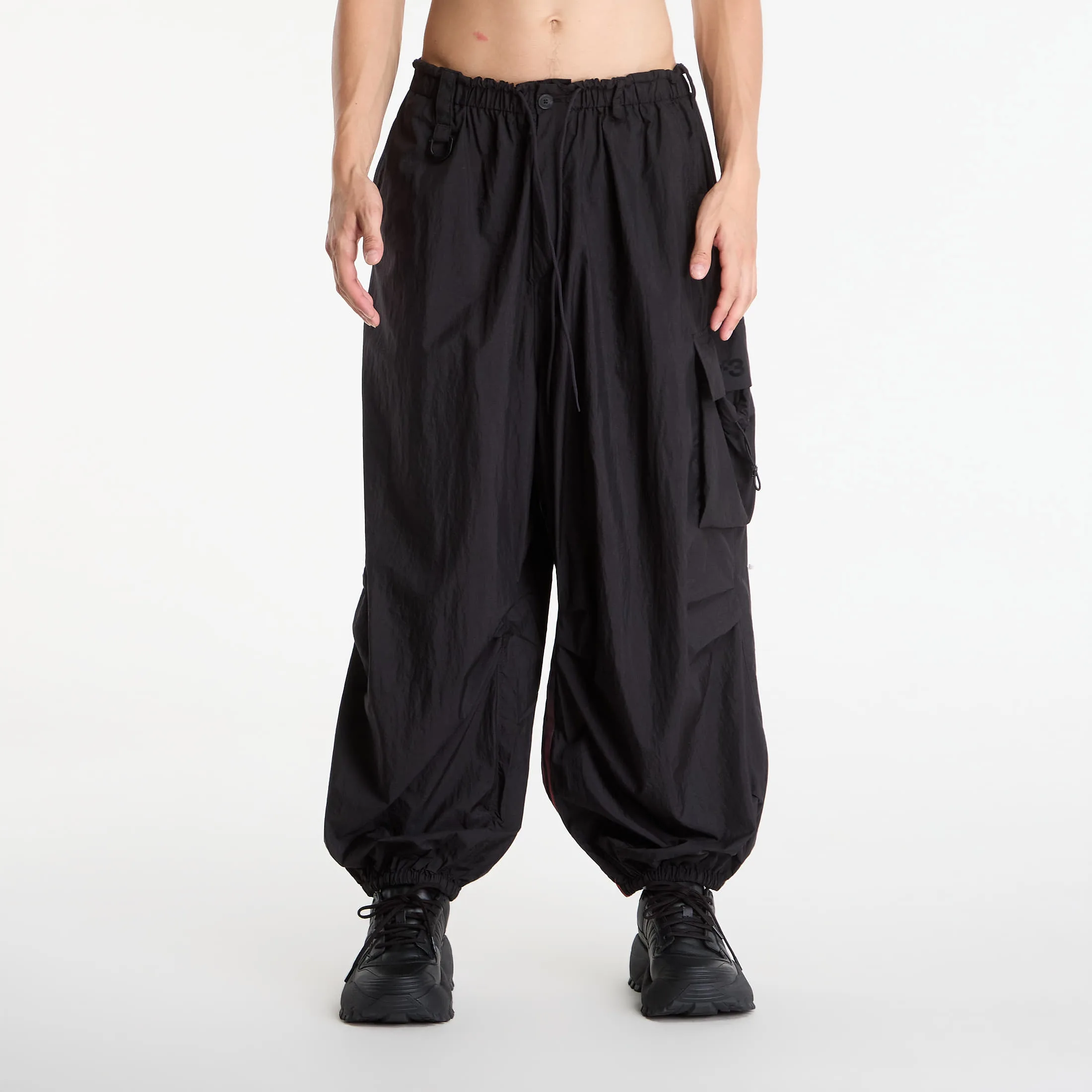 Мъжки панталон Y-3 Gradient 3 Stripes Nylon черен – Black – Мъжки текстилни панталони