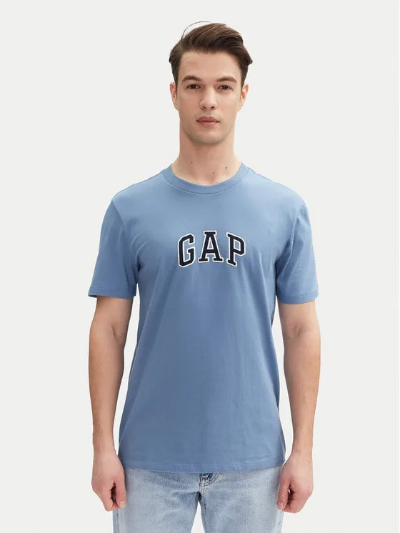 Мъжка тениска Gap синя – Мъжки тениски с къс ръкав