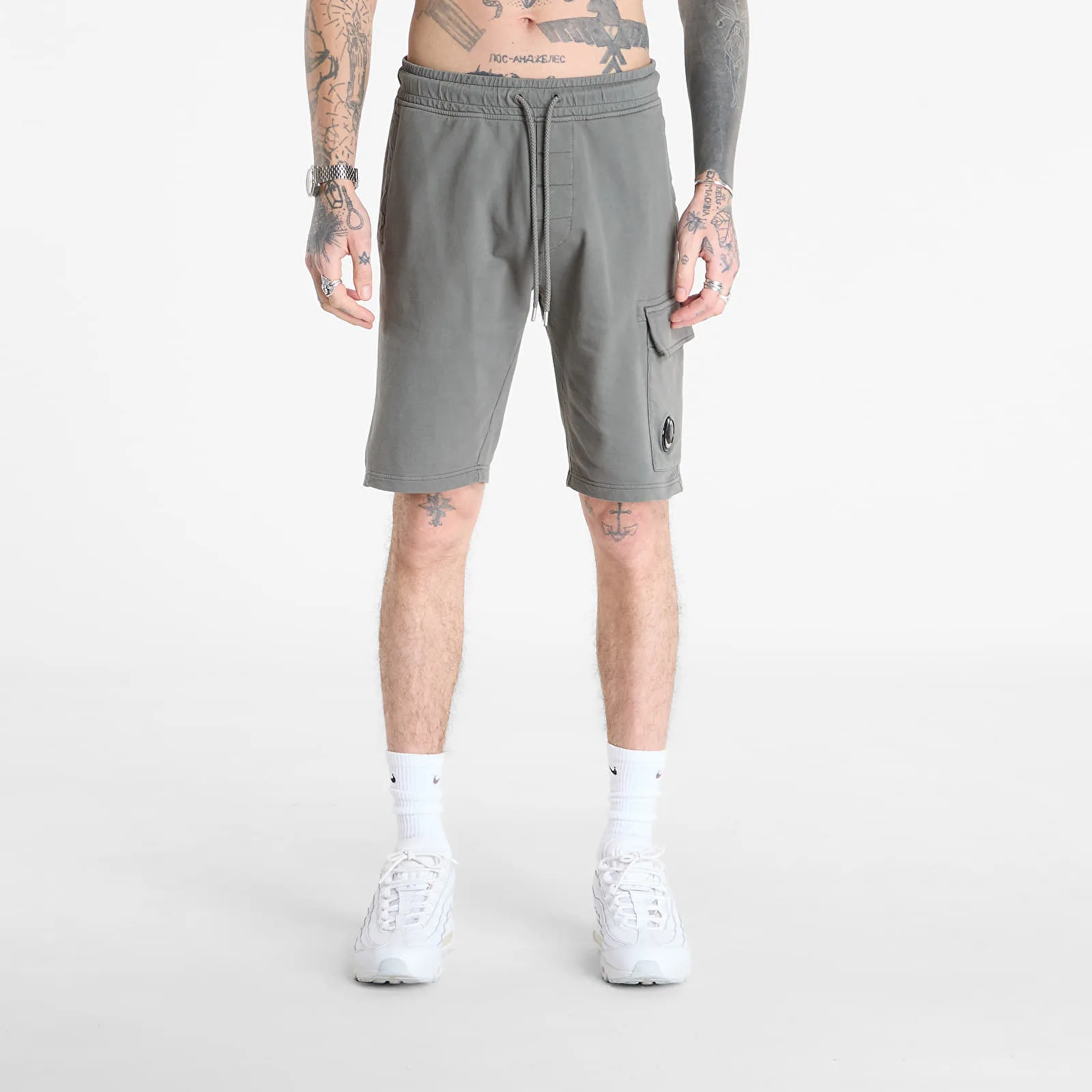 Къси панталони C.P. Company Cargo Shorts Gunmetal Grey S – Мъжки къси панталони