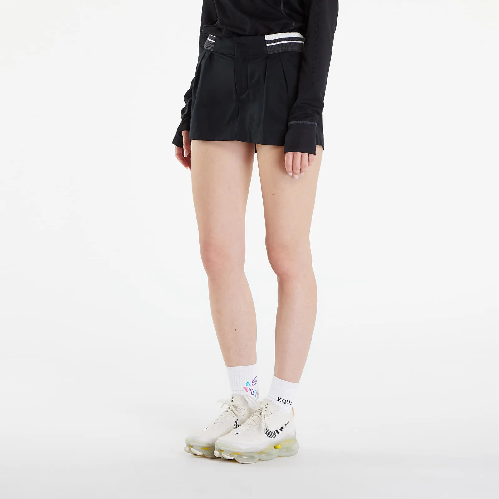 Пола Nike Sportswear Women's Canvas Low-Rise Mini Skirt Black/ Anthracite XXL – Black|Anthracite – Дамски поли