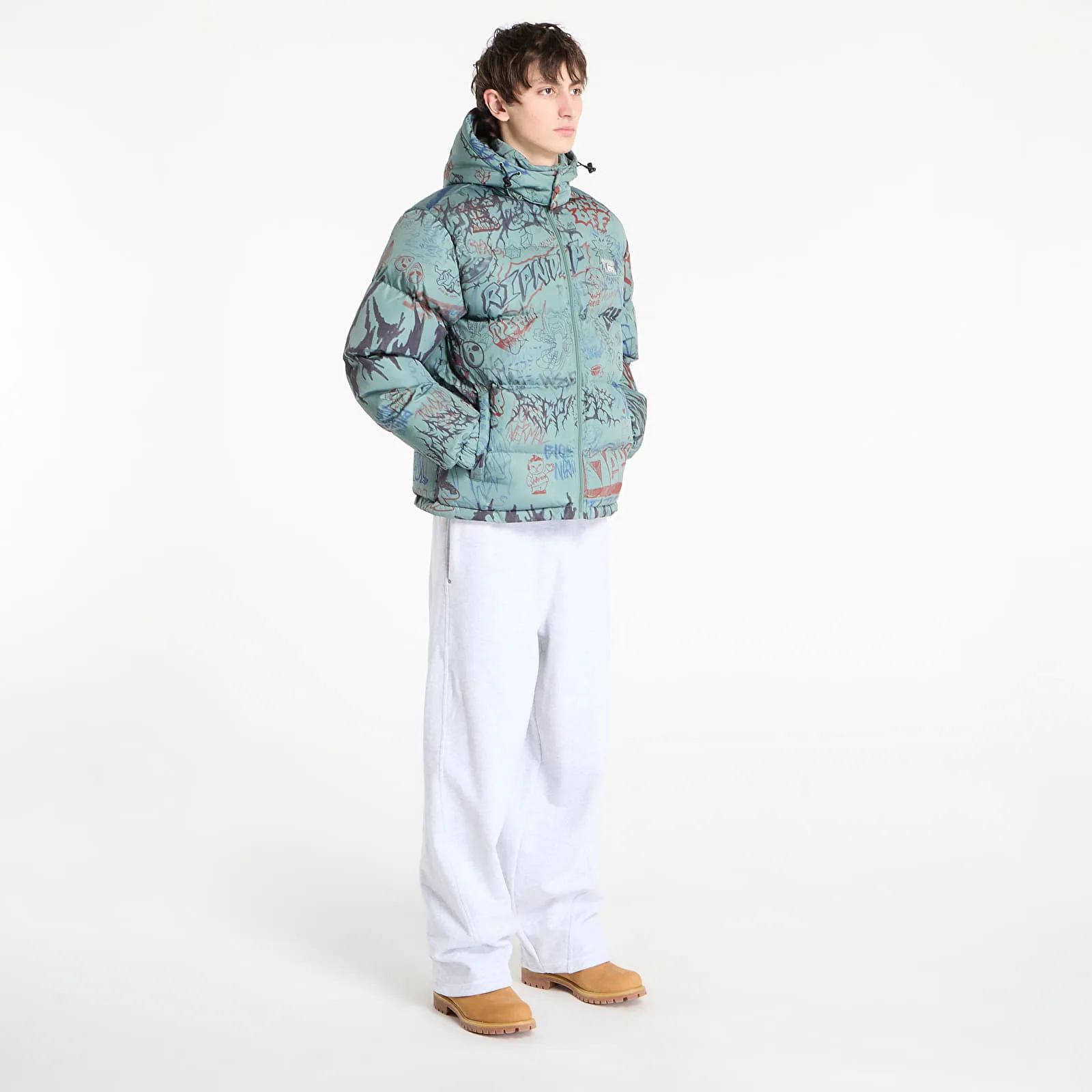 Яке RIPNDIP Marker Puffer Jacket Black/ Charcoal S – Black|Charcoal – Мъжки якета и палта